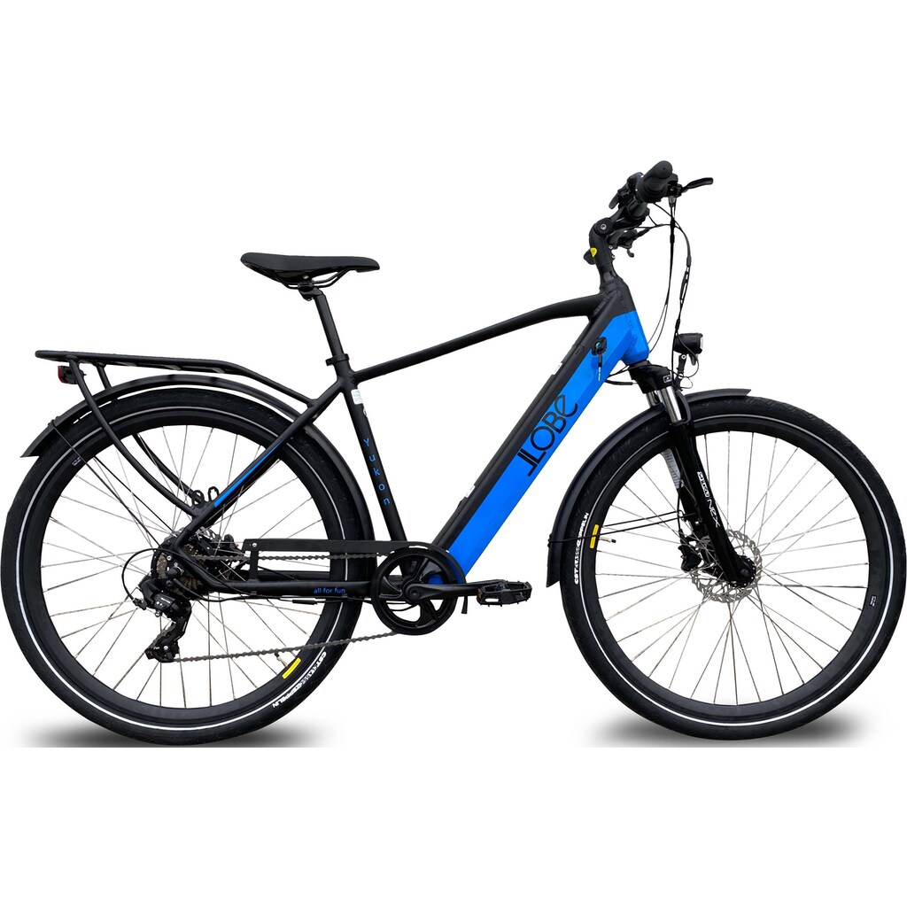 LLobe E-Bike »Yukon Gent 28"«, 7 Gang, Shimano, Heckmotor 250 W