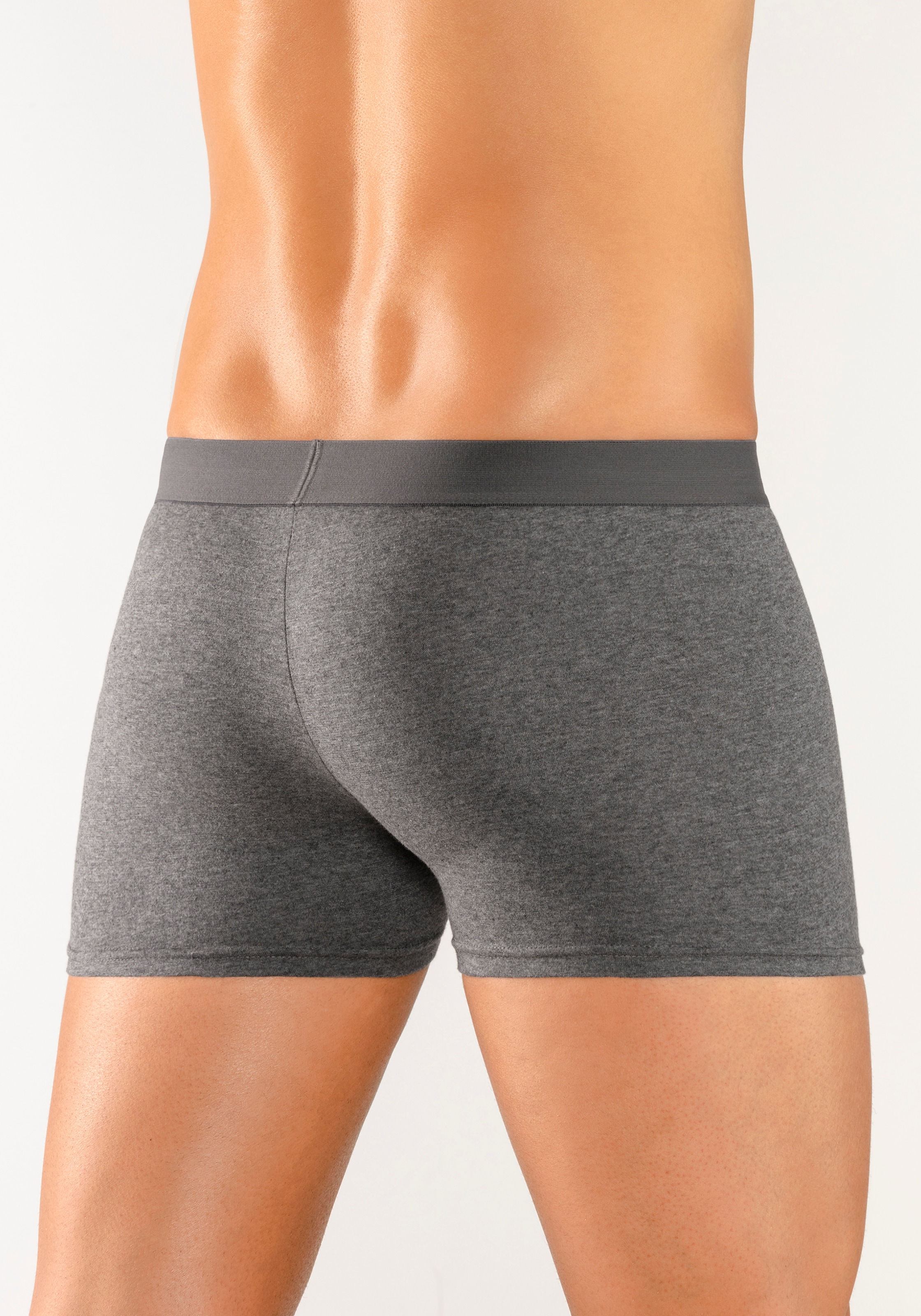 H.I.S Boxer »Boxershorts für Herren«, (Packung, 5 St.), Logo Webbund mit 3D Effekt