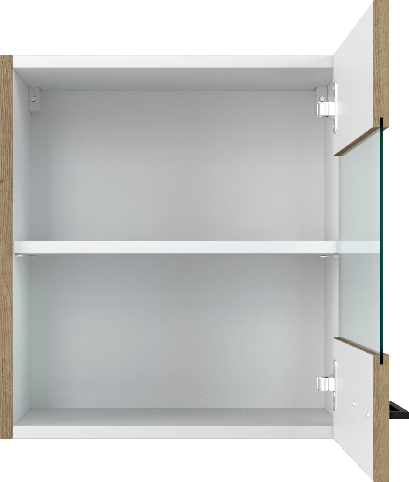 Flex-Well Glashängeschrank »Cara«, (1 St.), (B x H x T) 50 x 54,8 x 32 cm, mit Stollenglastür