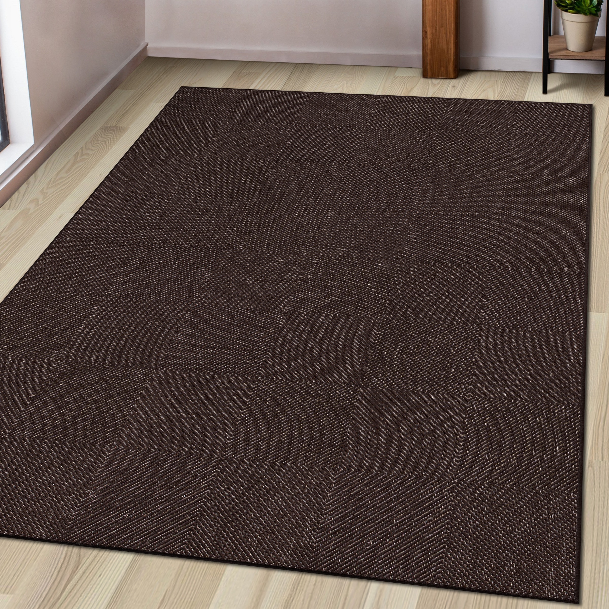 my home Teppich »Anna, auch als Läufer erhältlich«, rechteckig, 3 mm Höhe, In- und Outdoor geeignet, Sisal-Optik, Wetterfest & UV-beständig