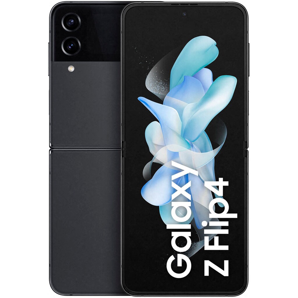 Samsung Smartphone »Galaxy Z Flip4«, graphite, 17,03 cm/6,7 Zoll, 512 GB Speicherplatz, 12 MP Kamera
