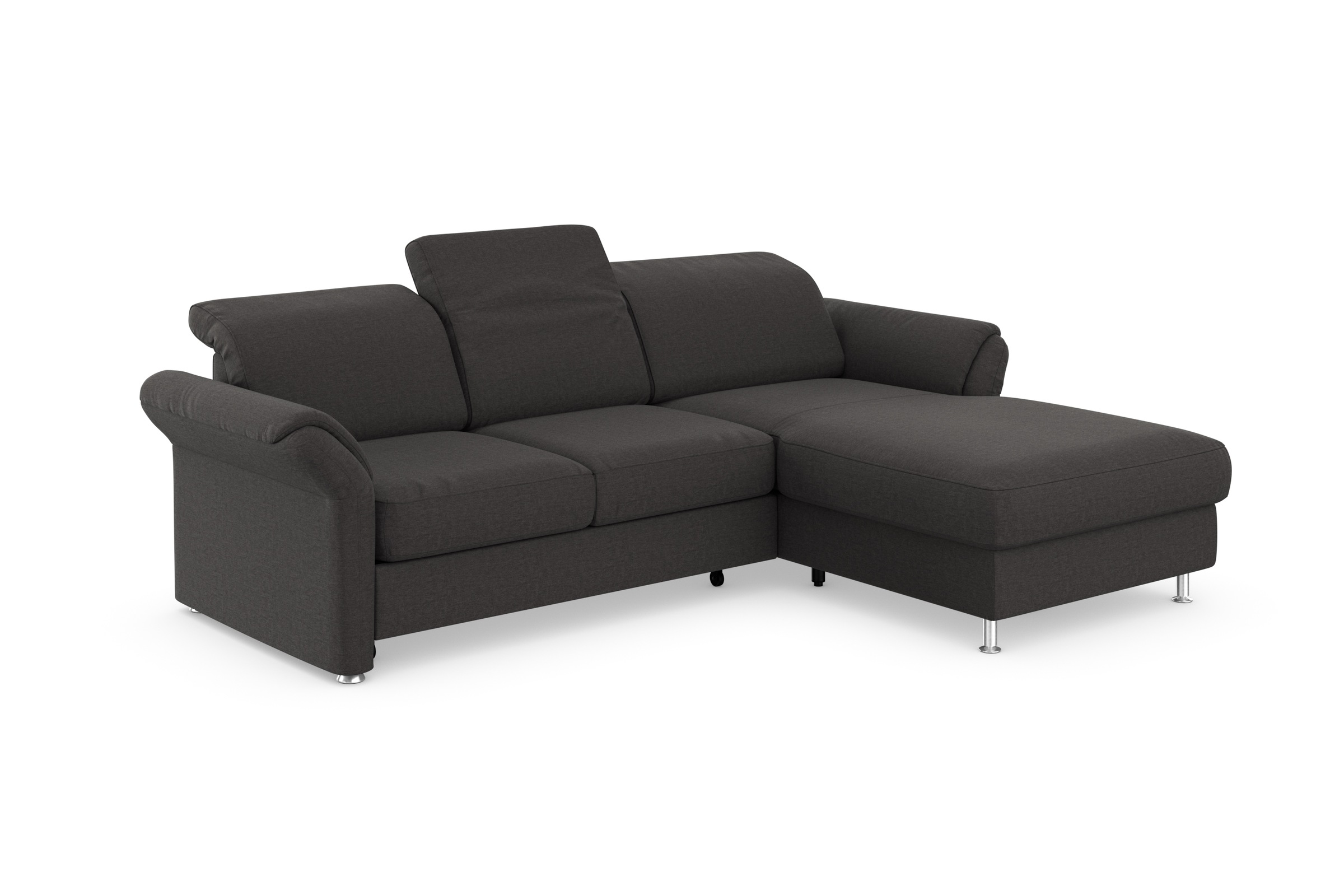 sit&more Ecksofa »Apulia L-Form«, wahlweise Bettfunktion, Bettkasten und Kopf- und Armteilverstellung