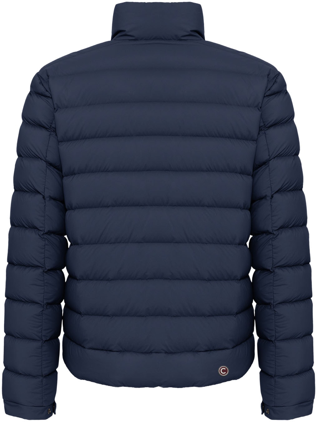 Colmar Daunenjacke ohne Kapuze mit verdeckter Knopfleiste, Regular Fit, Stehkragen