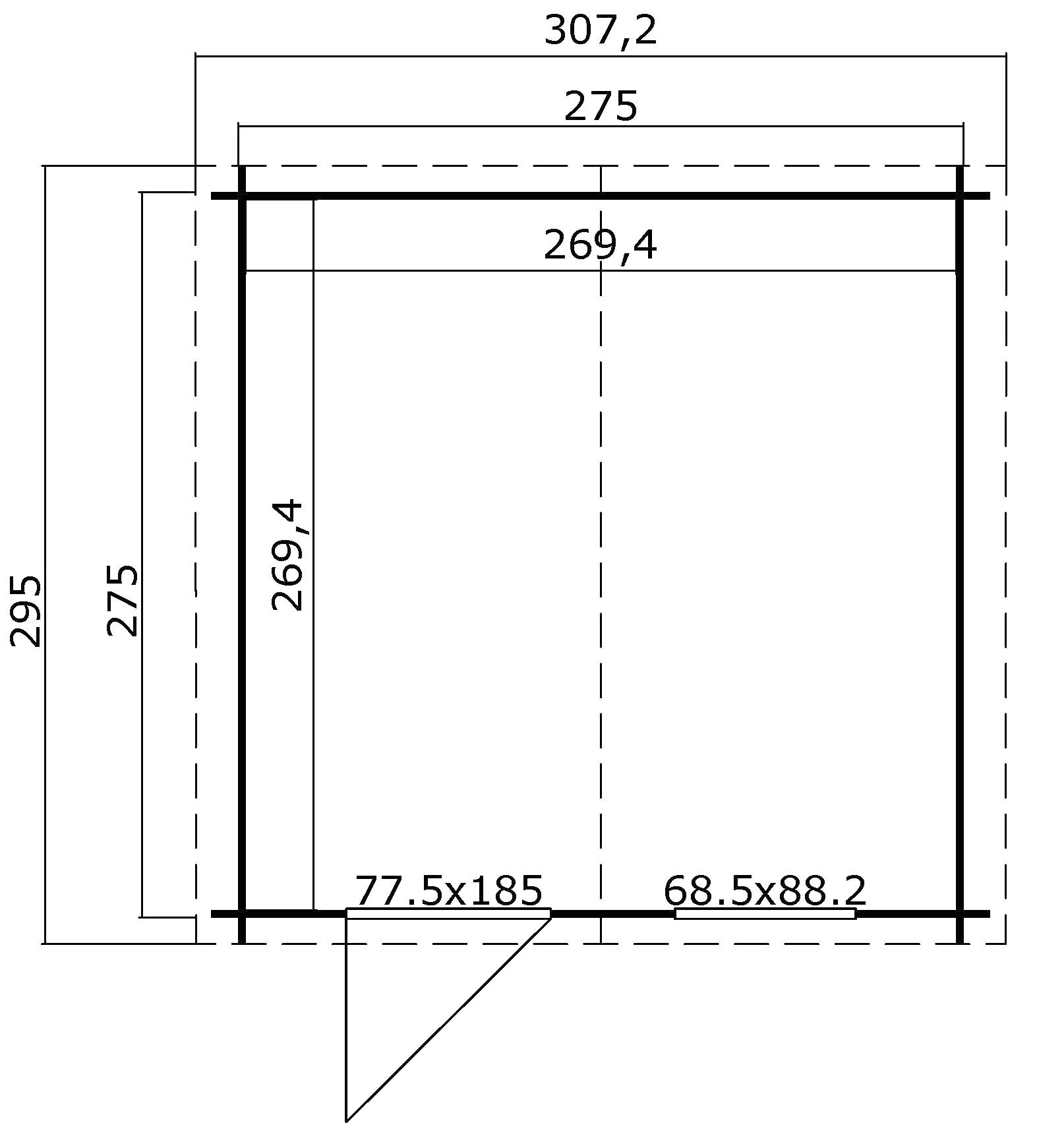 LASITA MAJA Gartenhaus »Nina 275«
