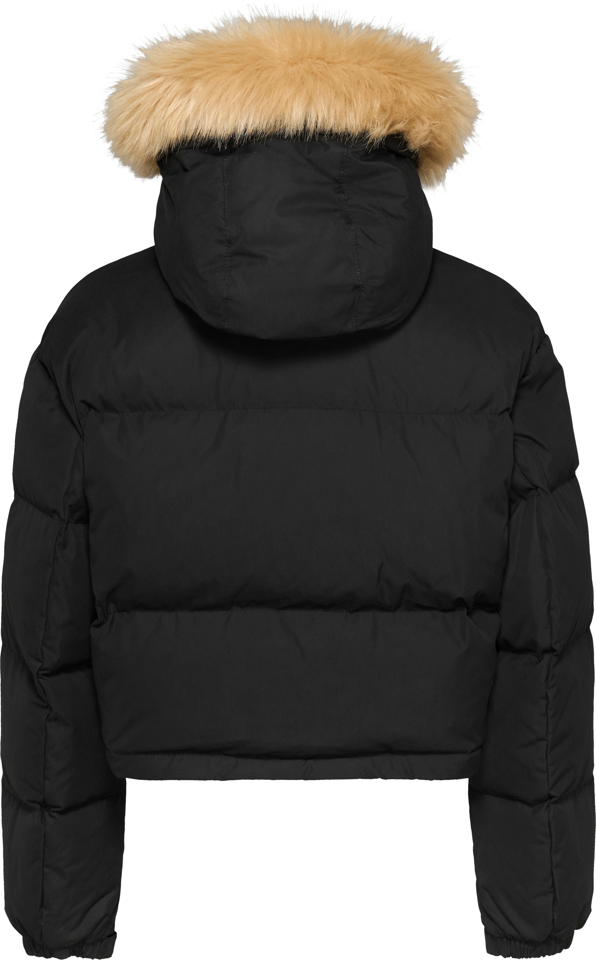 Tommy Jeans Steppjacke »TJW CRP ALASKA FAUX FUR HOOD«, mit Kapuze, mit Fellimitat