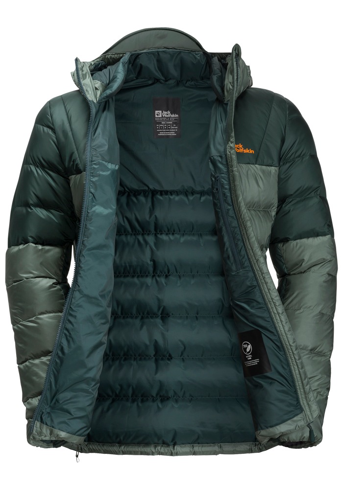 Jack Wolfskin Daunenjacke »NEBELHORN DOWN HOODY M«, mit Kapuze