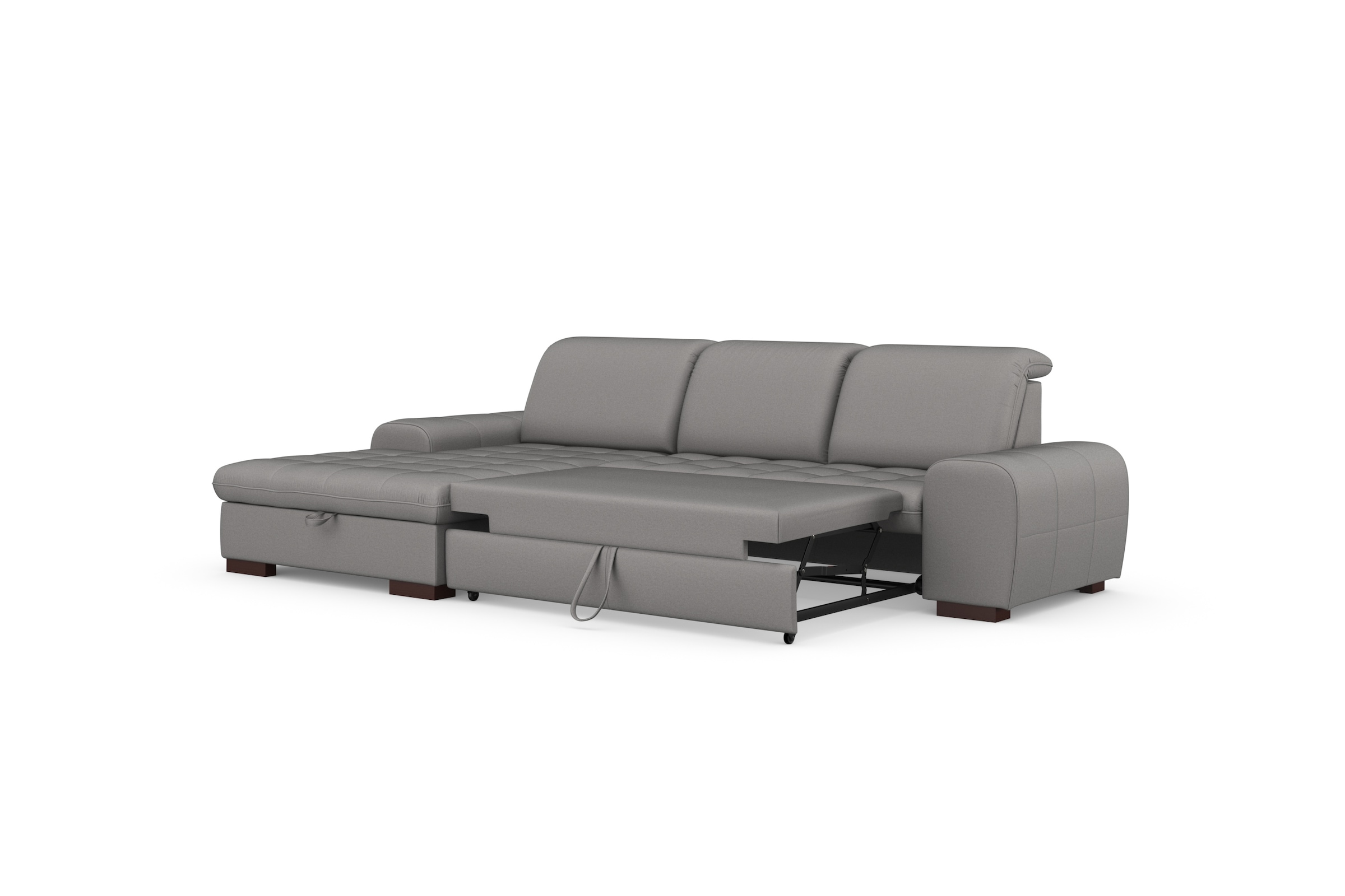 sit&more Ecksofa »Luxor L-Form«, wahlweise mit Bettfunktion, Bettkasten und Kopfteilverstellung