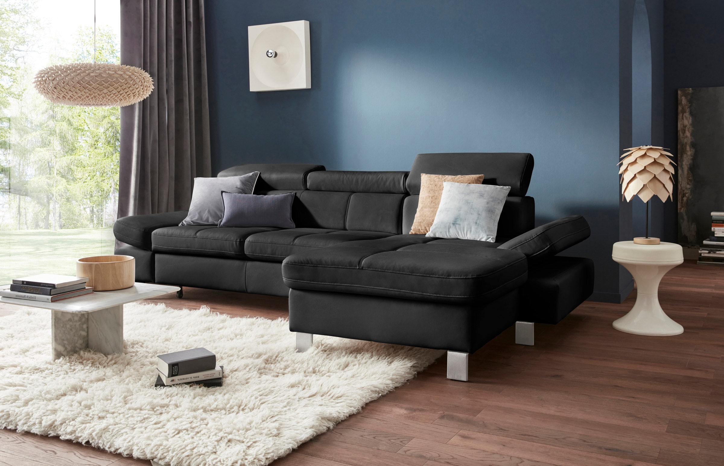 exxpo - sofa fashion Ecksofa »Fiji, hochwertige Detailverarbeitung im Sitz günstig online kaufen