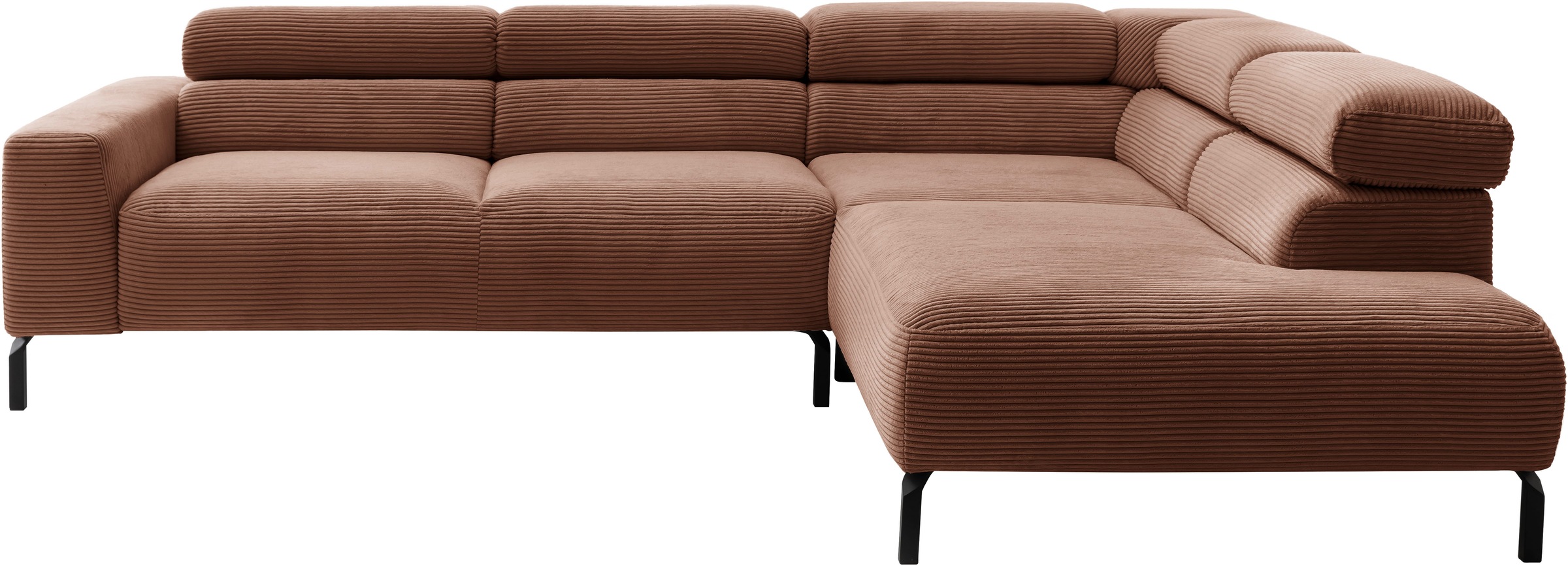 PLACES OF STYLE Ecksofa »Antonelli, L-Form, inkl. Kopfteilverstellung, Brei günstig online kaufen