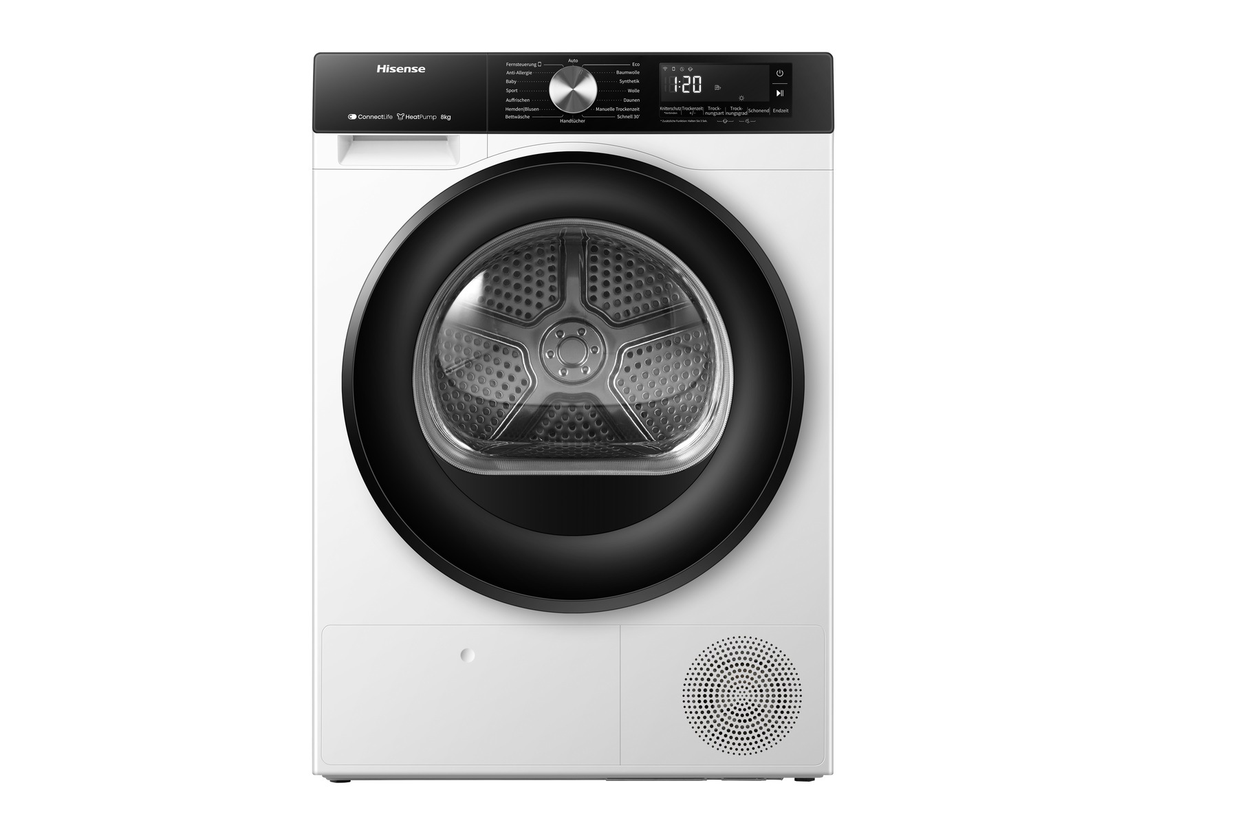 Hisense Wärmepumpentrockner »DH3S802BW3« 3S Serie 8kg Fassungsvermögen