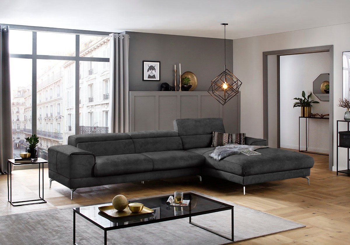 W.SCHILLIG Ecksofa »piedroo, Designsofa mit tollem Sitzkomfort, elegant und günstig online kaufen
