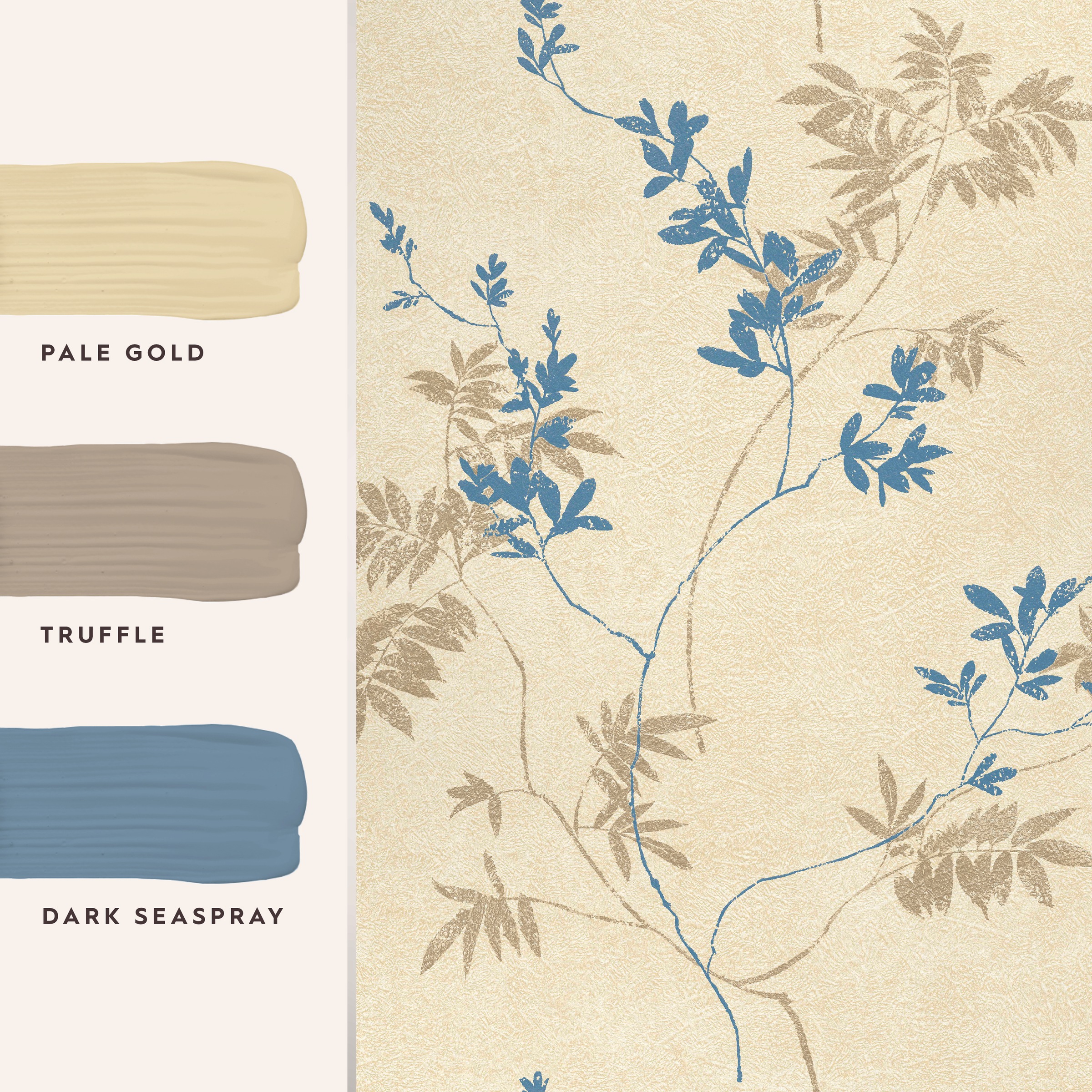 LAURA ASHLEY Vliestapete »Mari« floral texturiert 10mx52cm