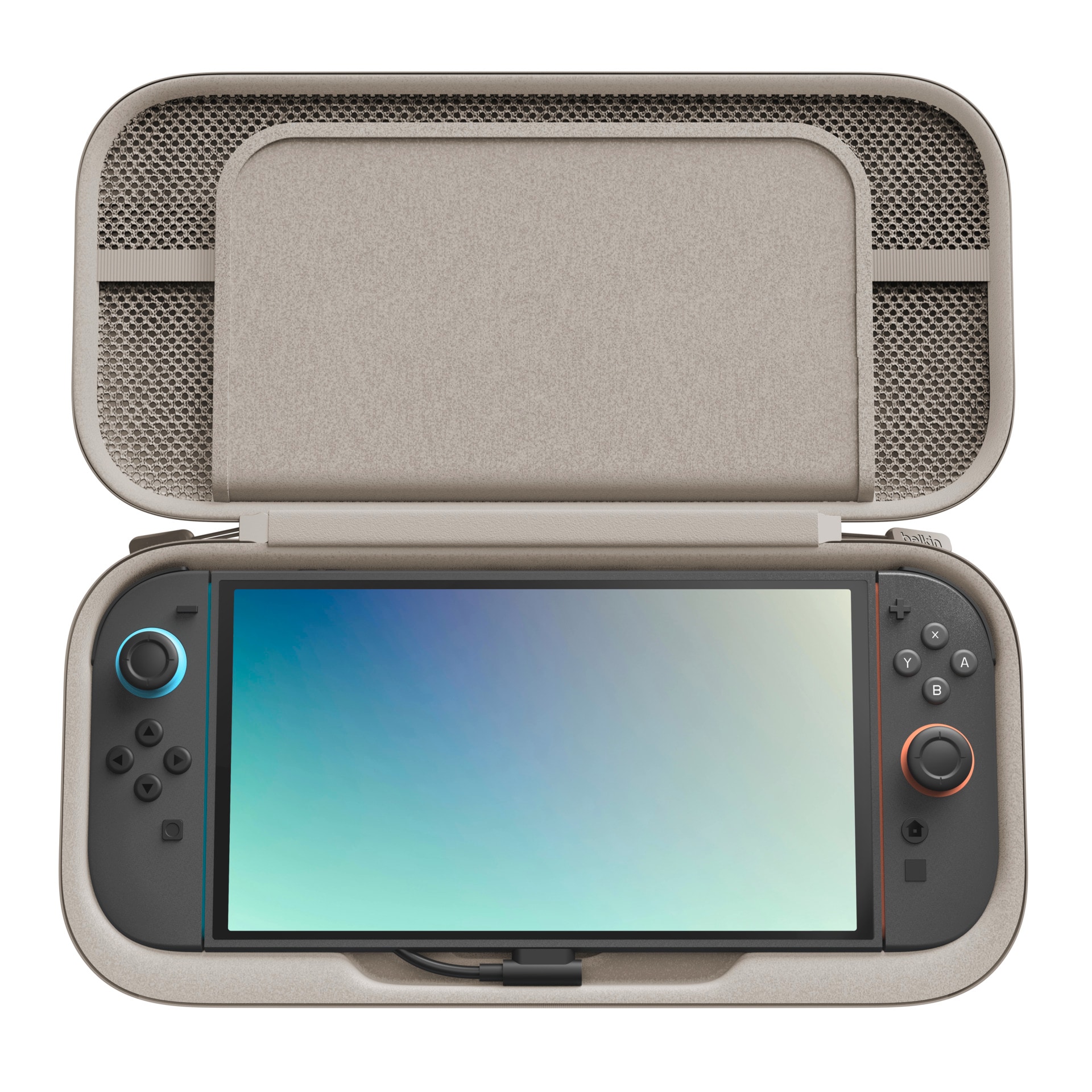 Belkin Powerbank »Gaming Charging Case 10K für Nintendo Switch 2« Belkin Charging Case Powerbank für Nintendo Switch 2,charcoal 10.000 mAh