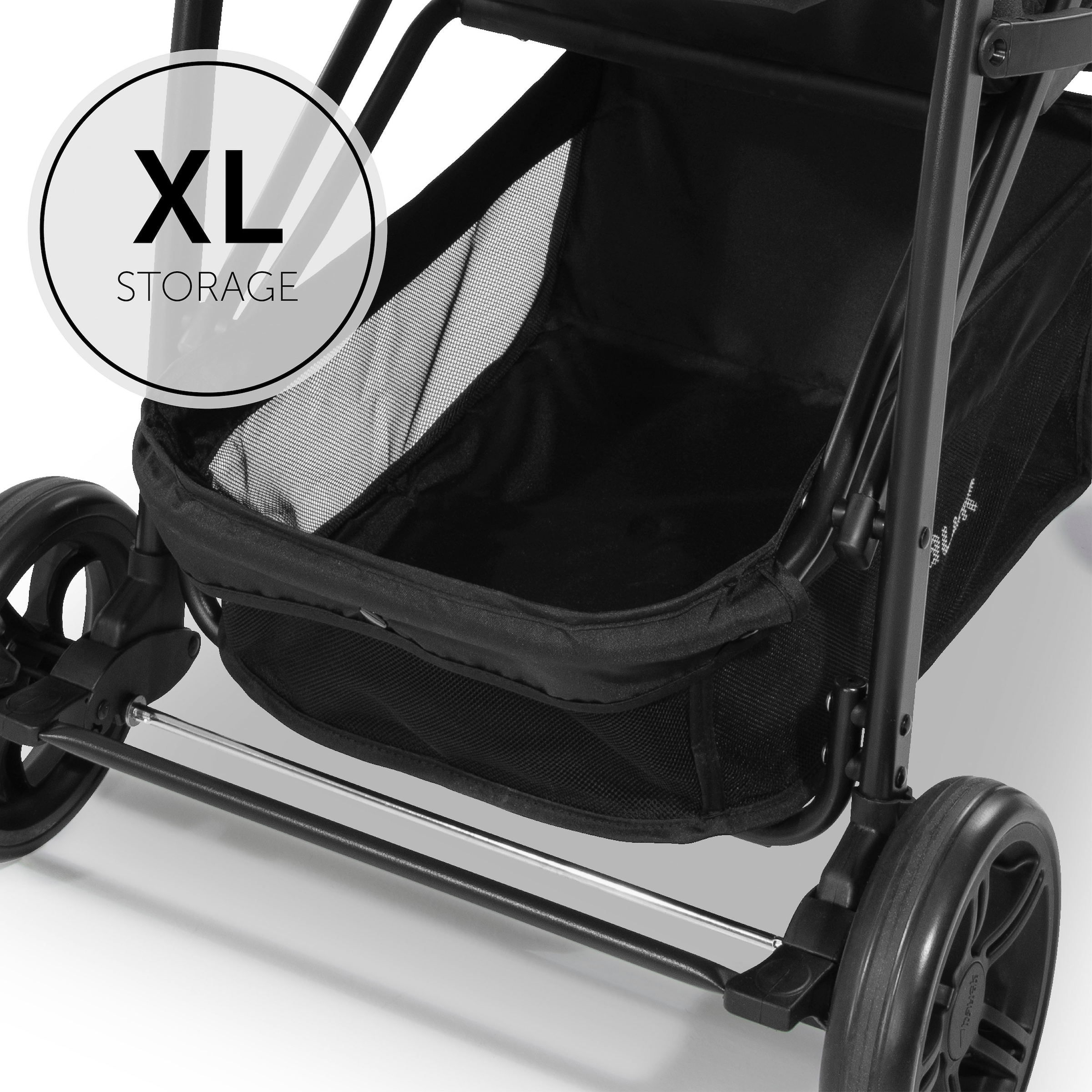 Hauck Kinder-Buggy »Rapid 4, schwarz«, 25 kg, mit schwenk- und feststellbaren Vorderrädern