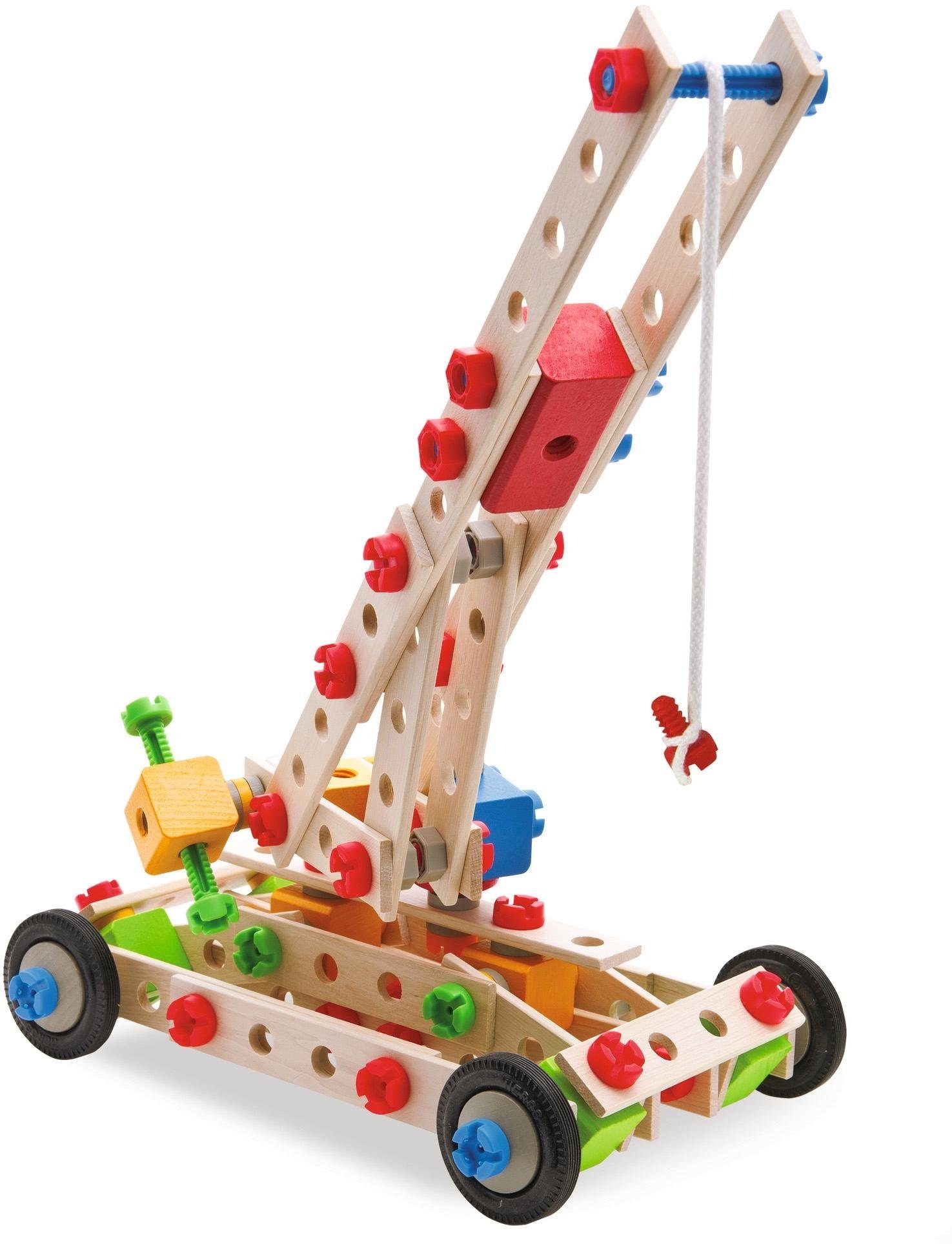 Eichhorn Konstruktionsspielsteine »Constructor Kran«, (170 St.), Made in Germany, FSC®- schützt Wald - weltweit