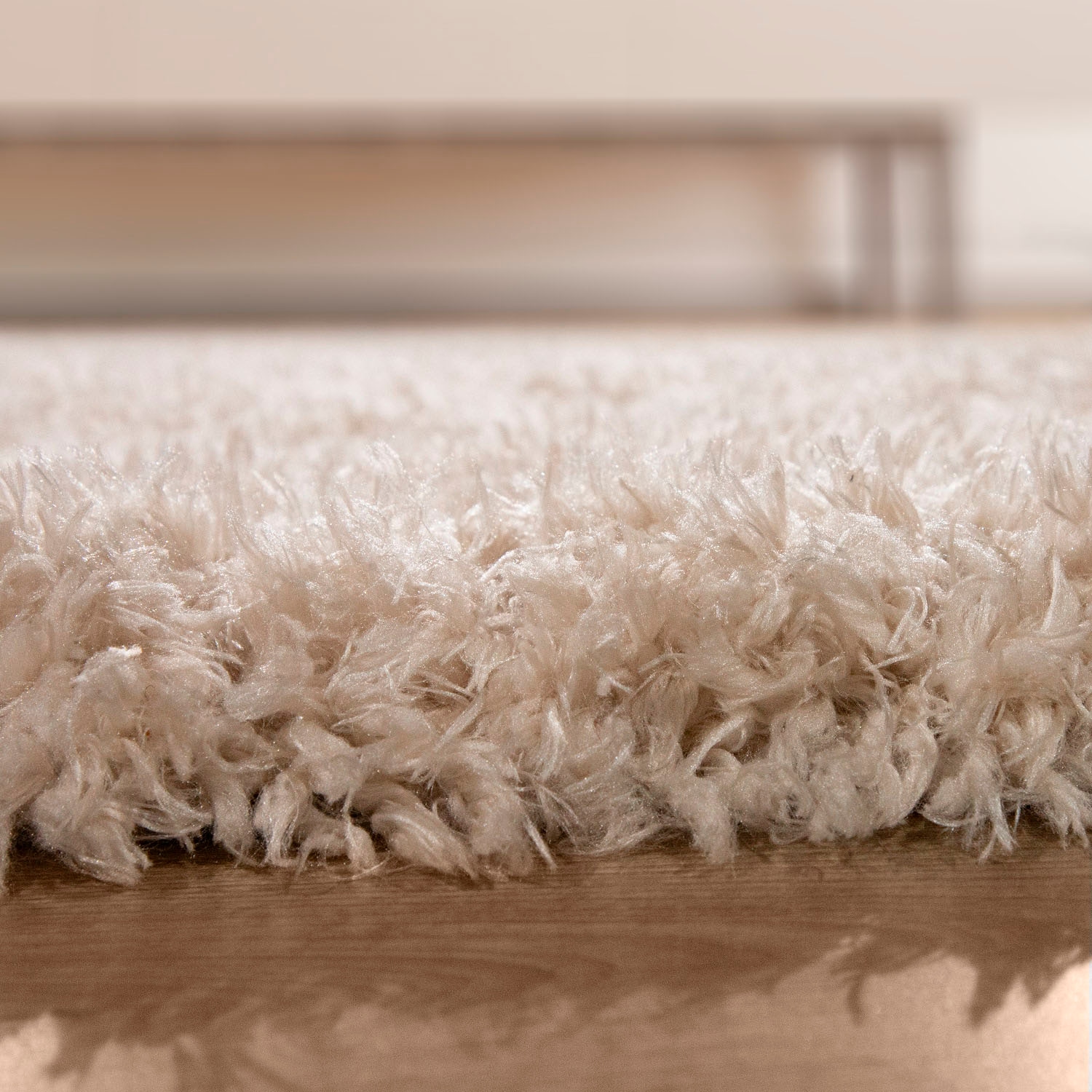 Paco Home Hochflor-Teppich »Milano 861«, rechteckig, 74 mm Höhe, Uni-Farben, Flokati-Optik, weich und kuschelig