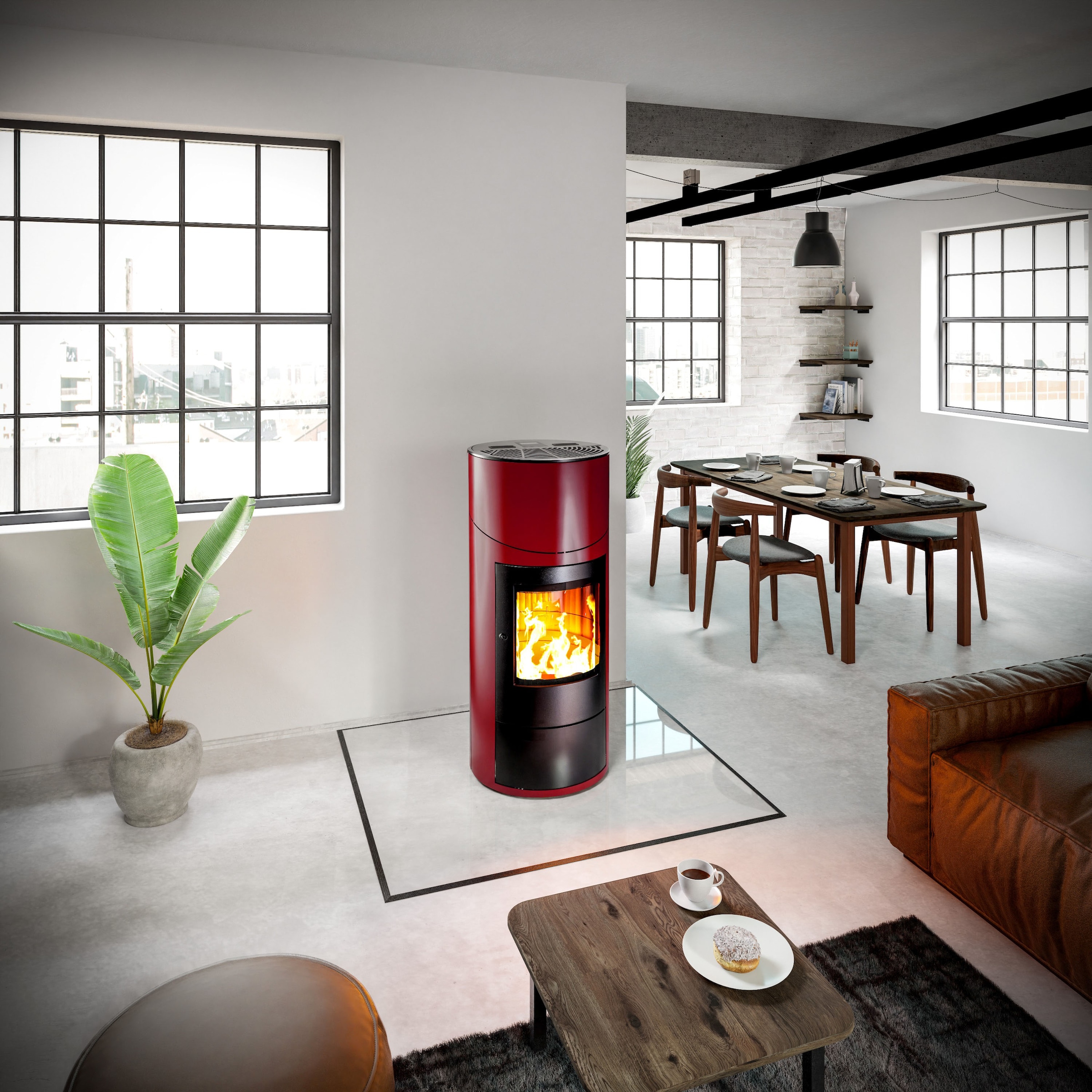Haas + Sohn Pelletofen »HSP 7 Diana Grande-Plus 451.08 RLU«