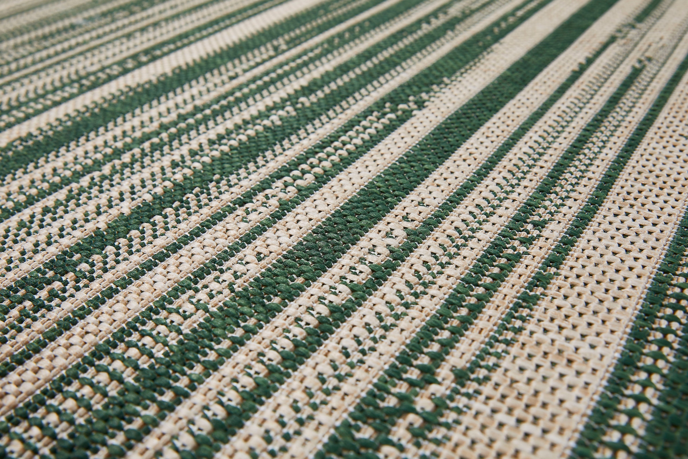 my home Teppich »Dawes, Made in Ukraine«, rechteckig, 5 mm Höhe, Flachgewebe, gestreift, In- und Outdoor geeignet, Wohnzimmer