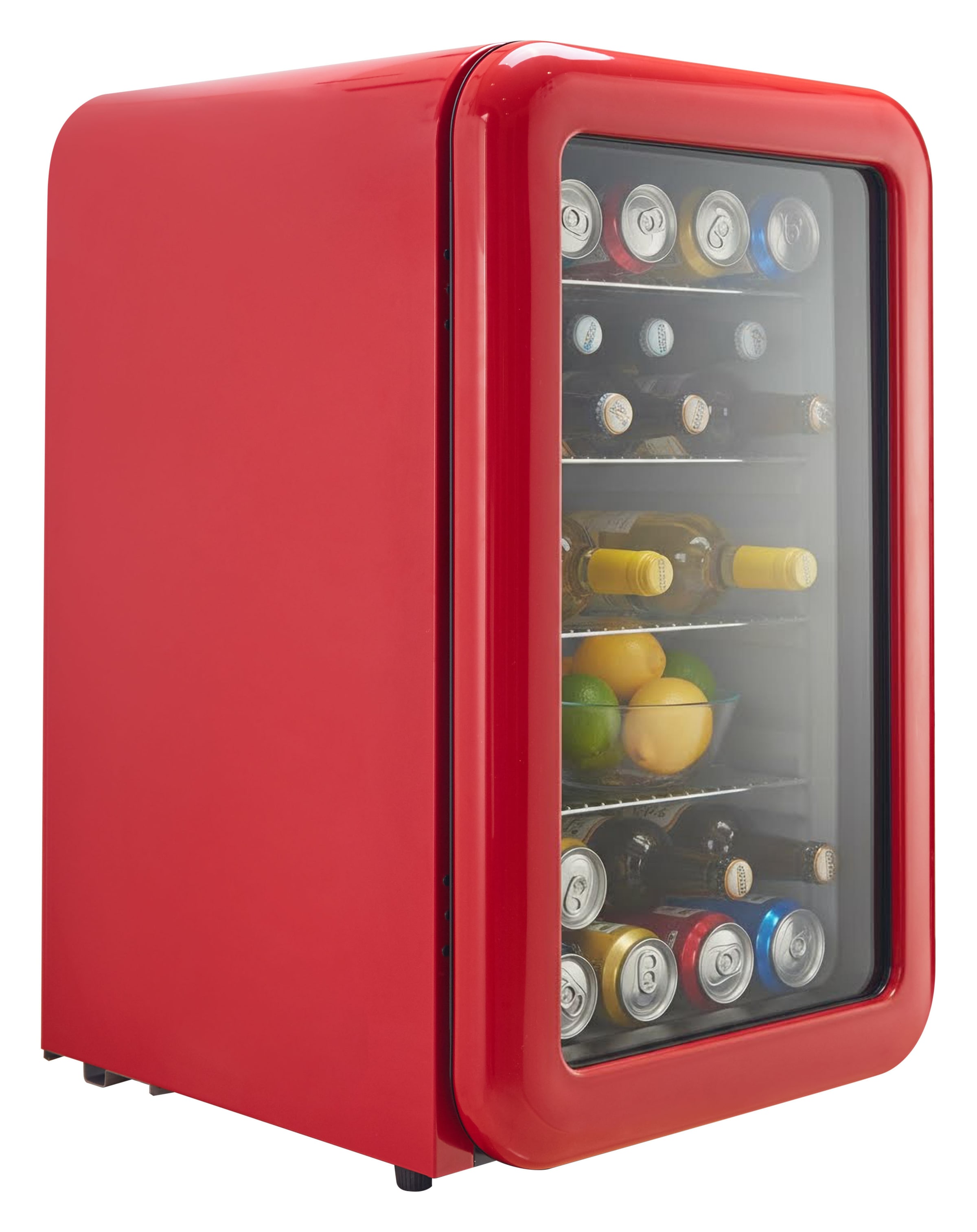 Hanseatic Getränkekühlschrank »HBC115ERRH red« 83,5 cm hoch 55 cm breit