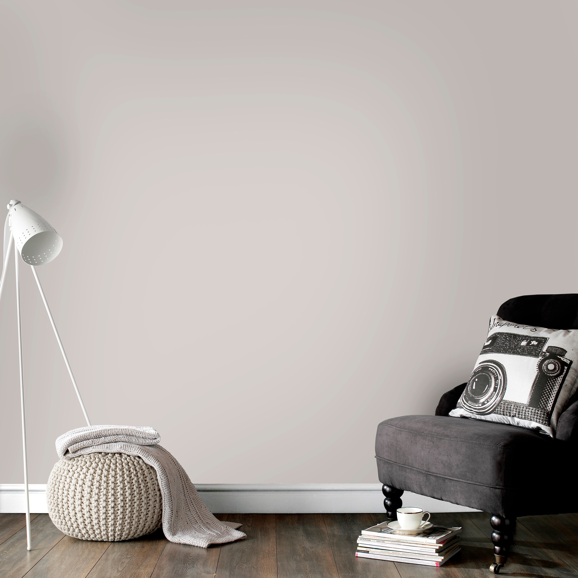 Superfresco Easy Vliestapete, uni, Uni Taupe - 10m x 52cm günstig online kaufen
