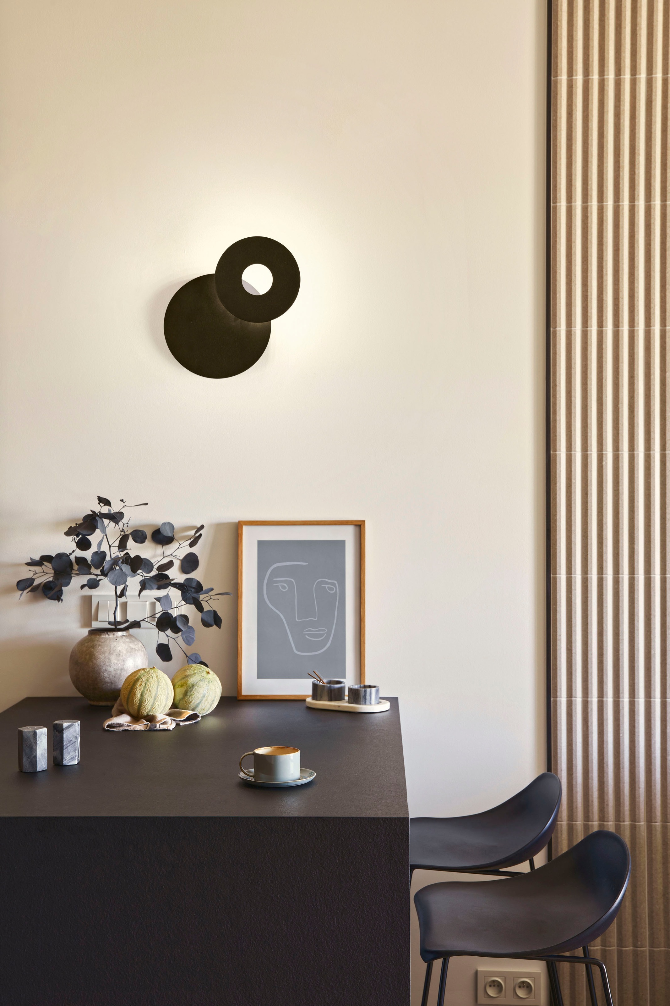 FISCHER & HONSEL Wandleuchte »Hennes«, Leuchtmittel LED-Modul | LED wechselbar, langlebige LED