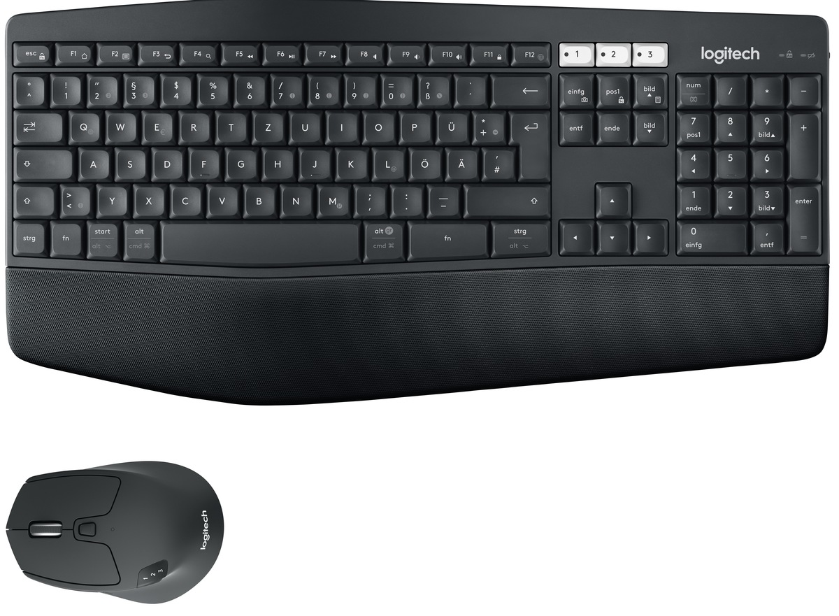 Logitech Tastatur- und Maus-Set »Wireless Performance Combo MK850 - US INT'L-Layout«, (Set), 2 Jahre Garantie