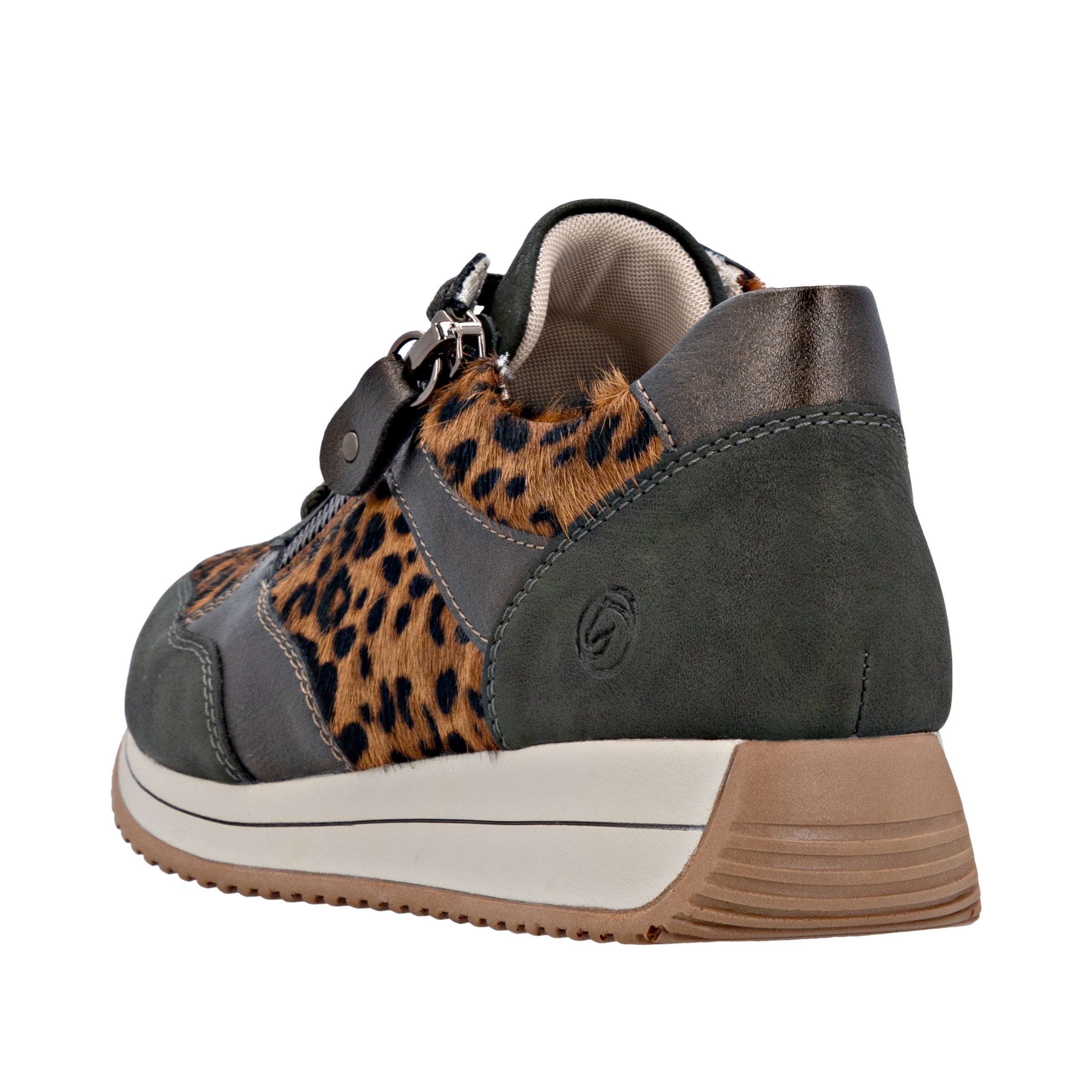 Remonte Keilsneaker  Schnürschuh, Halbschuh, Casual-Sneaker mit Innenreißverschluss