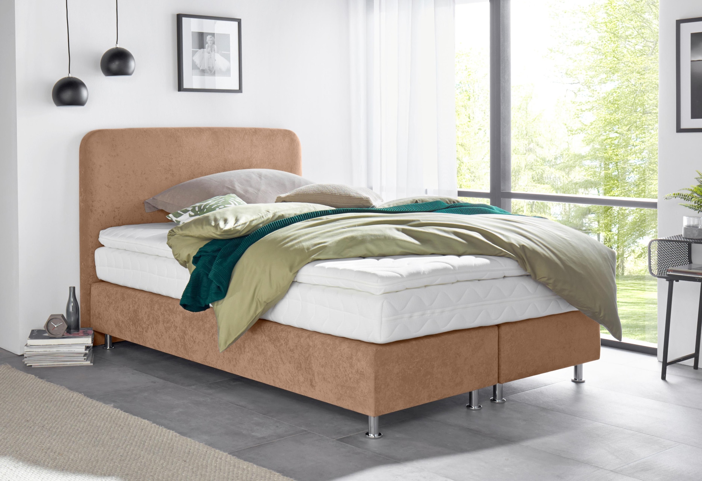 Bild von Westfalia Schlafkomfort Boxspringbett, inkl. Kaltschaum-Topper