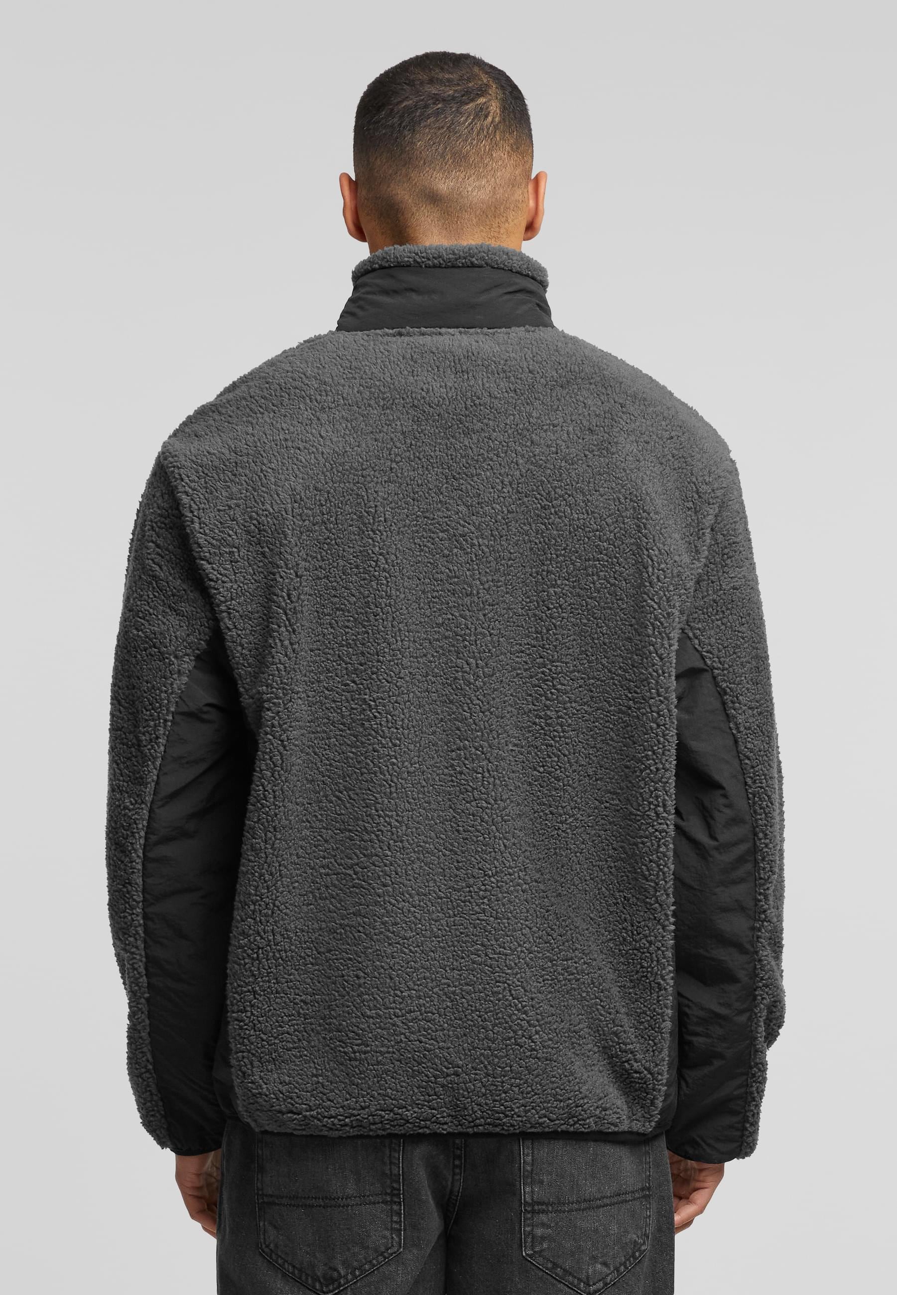 Karl Kani Allwetterjacke »Karl Kani Karl Kani Sport Patch Teddy Jacket« 1 Stk. tlg. mit Kapuze