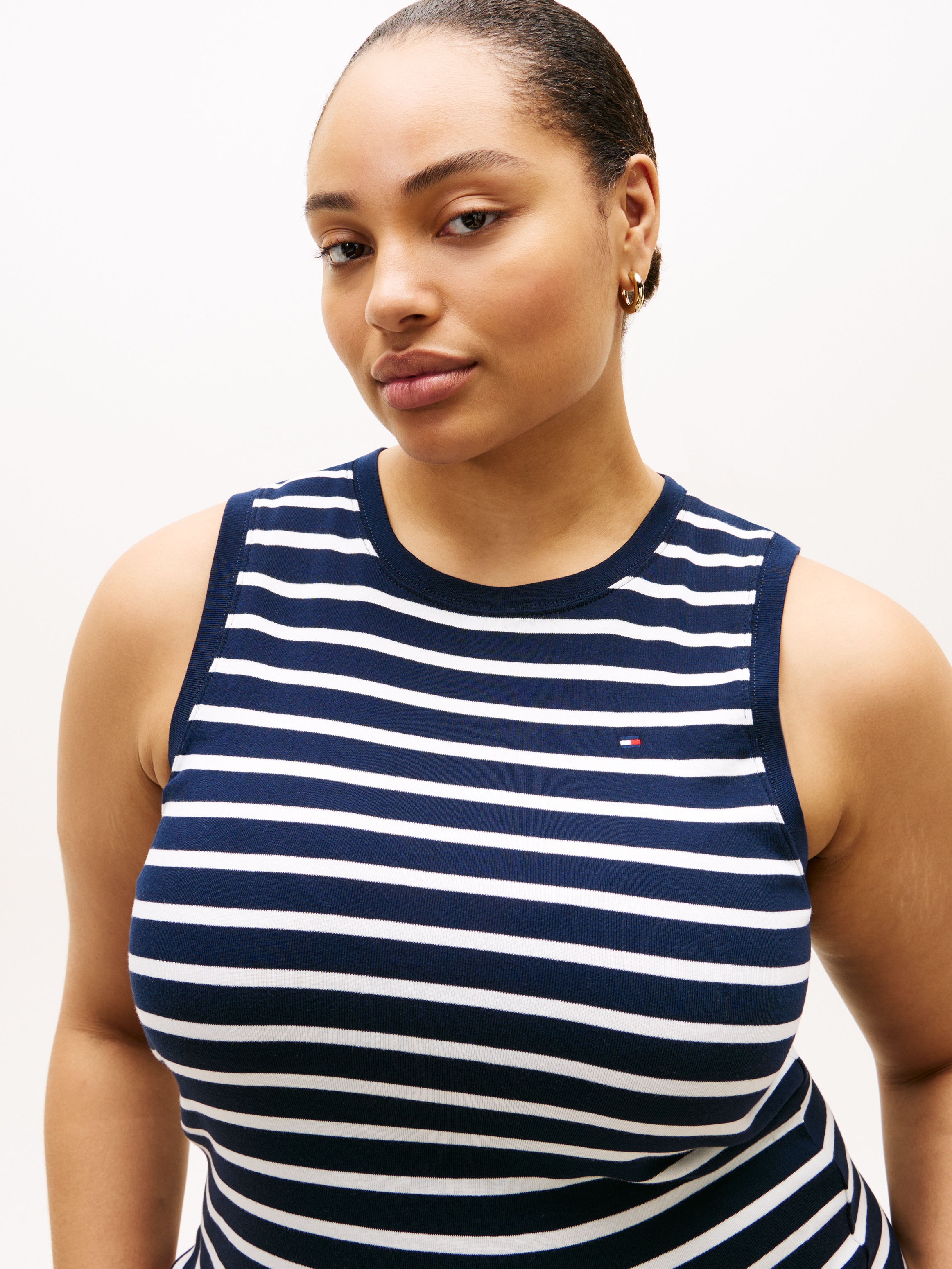 Tommy Hilfiger Curve T-Shirt »CRV SLIM CODY C-NK TANK« in großen Größen