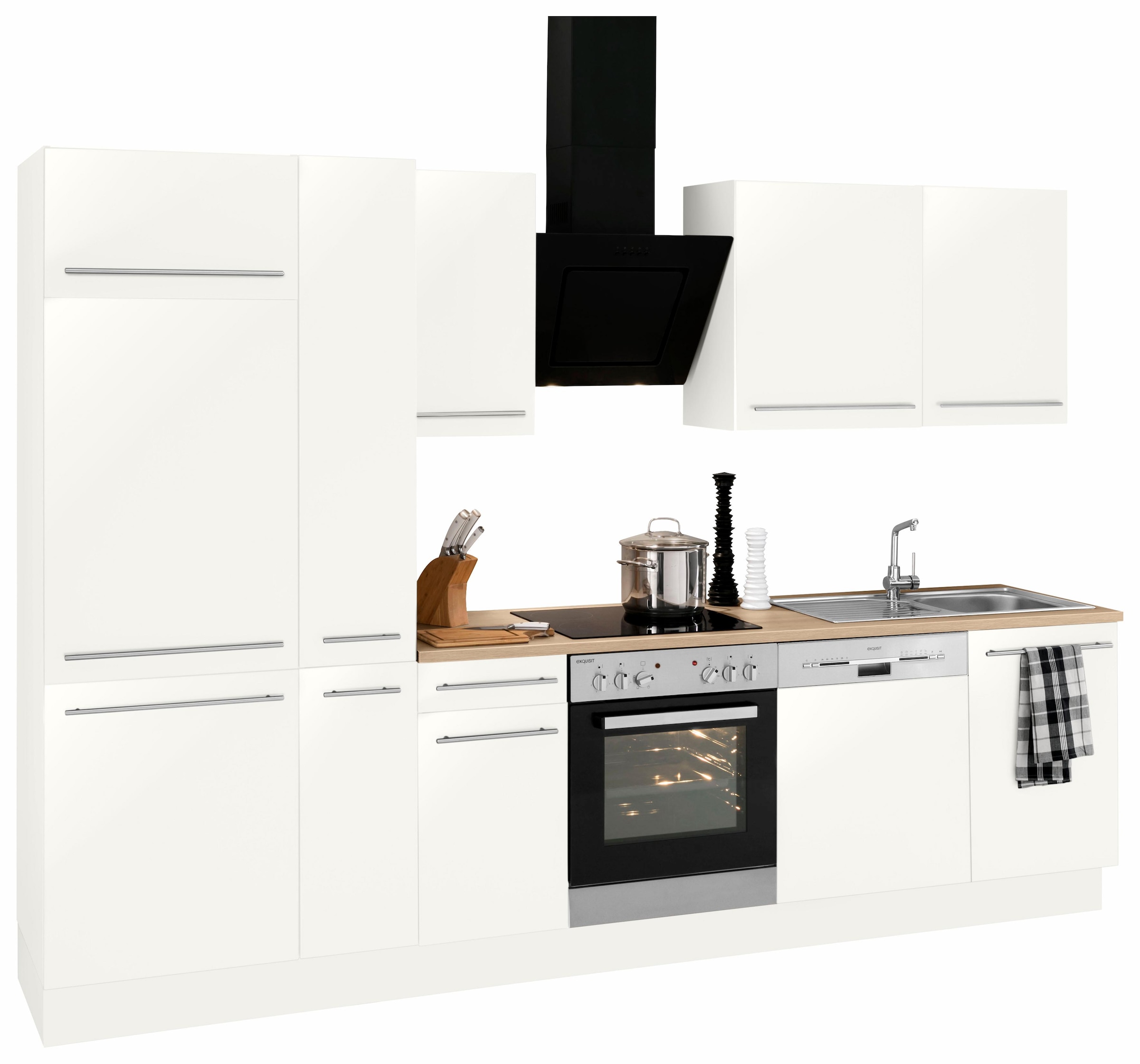 OPTIFIT Küchenzeile »Bern«, mit E-Geräten, Breite 300 cm, mit  höhenverstellbaren Füßen auf Raten bestellen