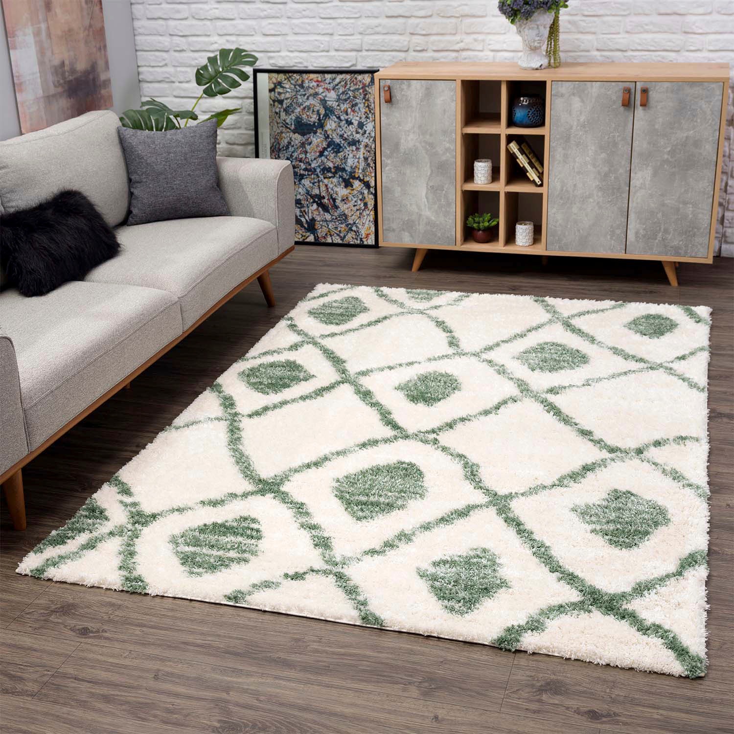 Carpet City Hochflor-Teppich »Pulpy 563«, rechteckig, 30 mm Höhe, besonders günstig online kaufen