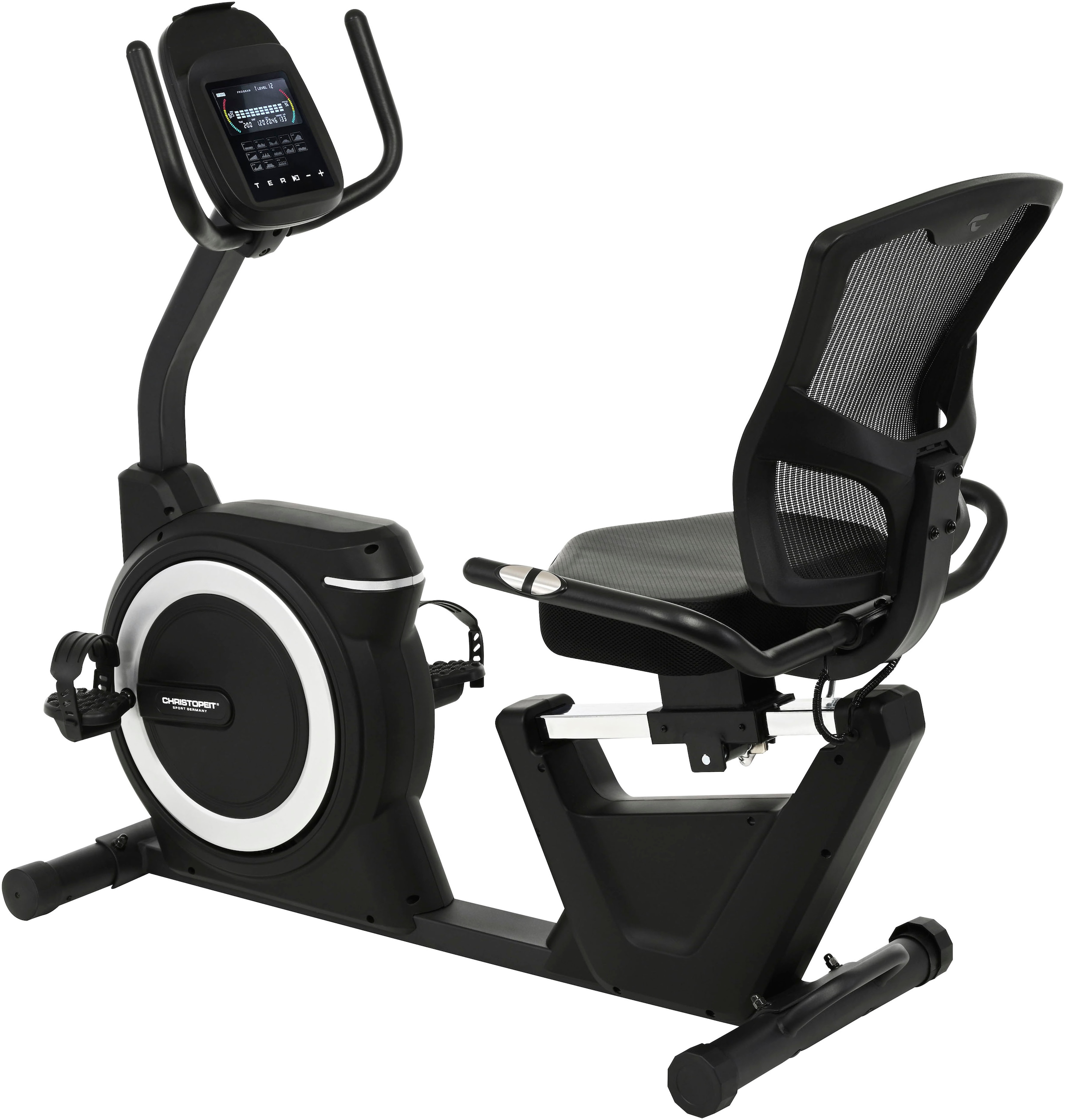 Christopeit Sport® Liege-Ergometer »Sitz-Ergometer RS 4000« BT-Empfänger für drahtlosen Pulsmessgurt im Computer enthalten