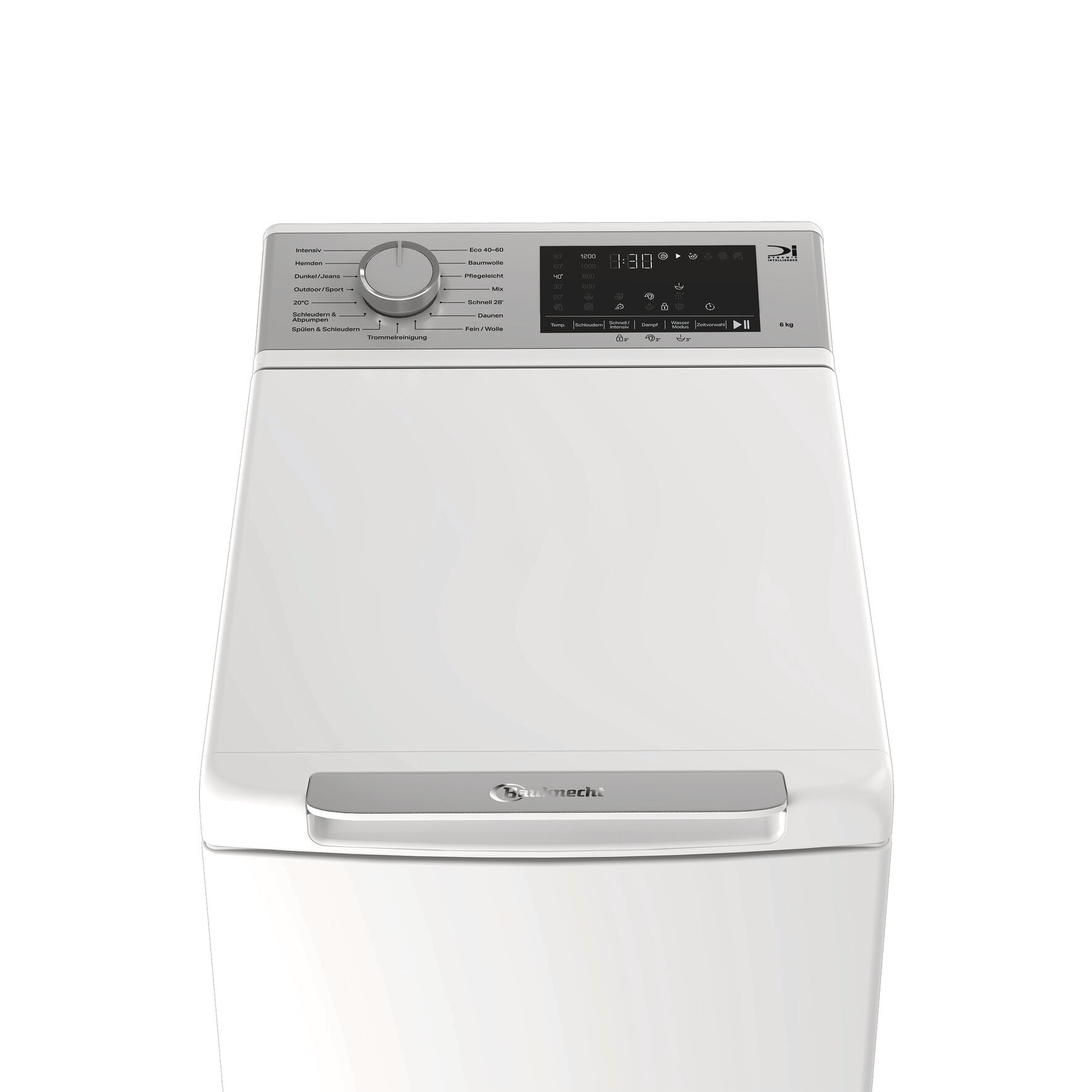 BAUKNECHT Waschmaschine Toplader »TBK Super Eco 6B S FF« 6 kg 1200 U/min FreshFinish - hemmt Gerüche und Knitterfalten mit Hilfe von Dampf