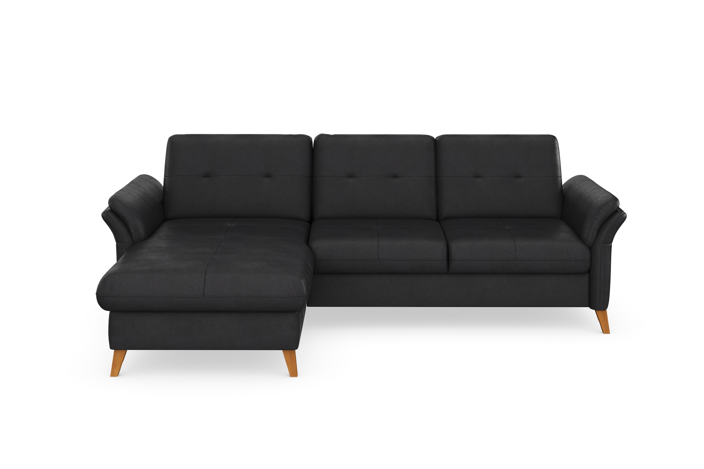sit&more Ecksofa »Göteborg«, Sitztiefenverstellung und Federkern, wahlweise mit Bettfunktion