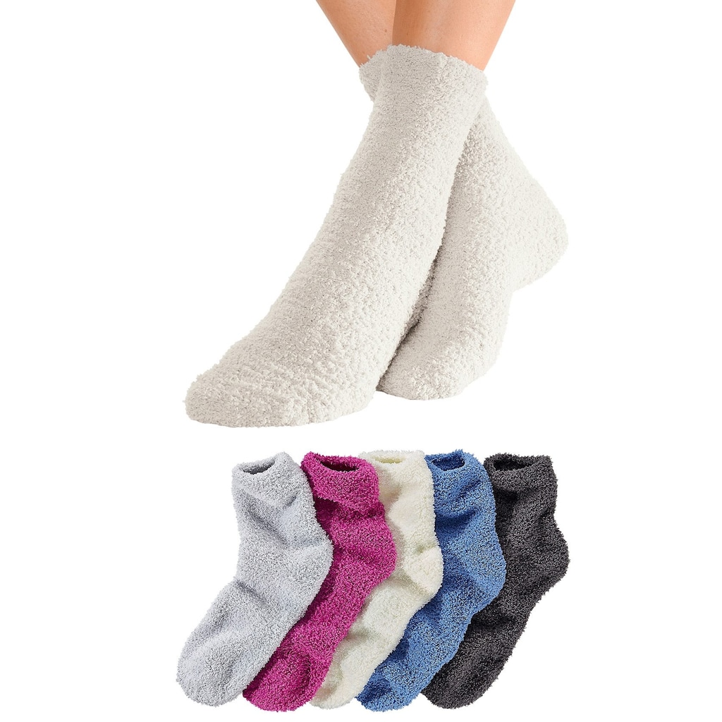 Lavana Kuschelsocken, (Set, 5 Paar)