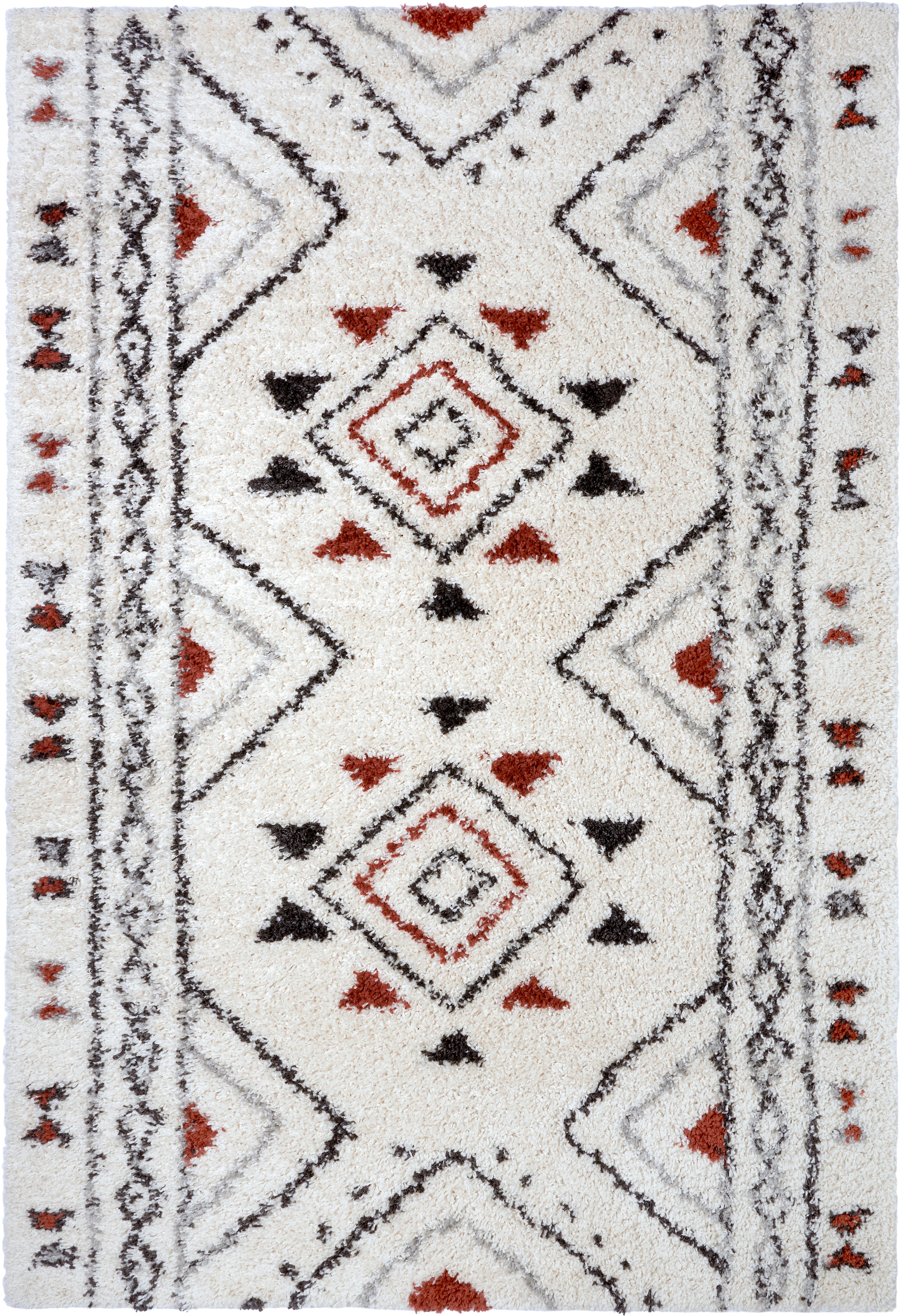 HANSE Home Hochflor-Teppich »Hurley«, rechteckig, 33 mm Höhe, Ethno Look, Boho Design,weich durch Microfaser,Robust,Pflegeleicht