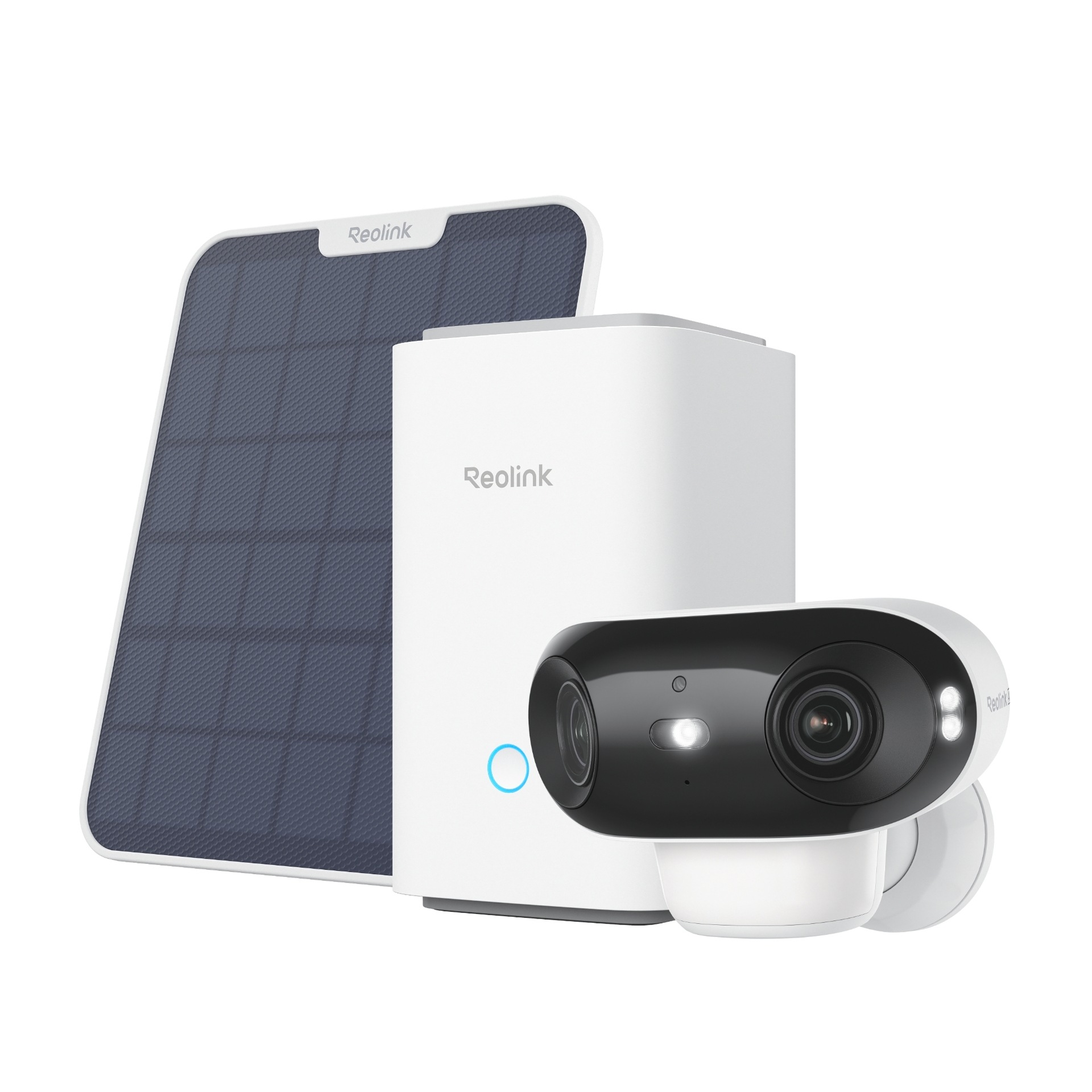 REOLINK Überwachungskamera »Hub 1 + Argus Series B740X + Solarpanel« Außenbereich Weiß Es ist mit den Akku-Kameras von Reolink kompatibel und sorgt...