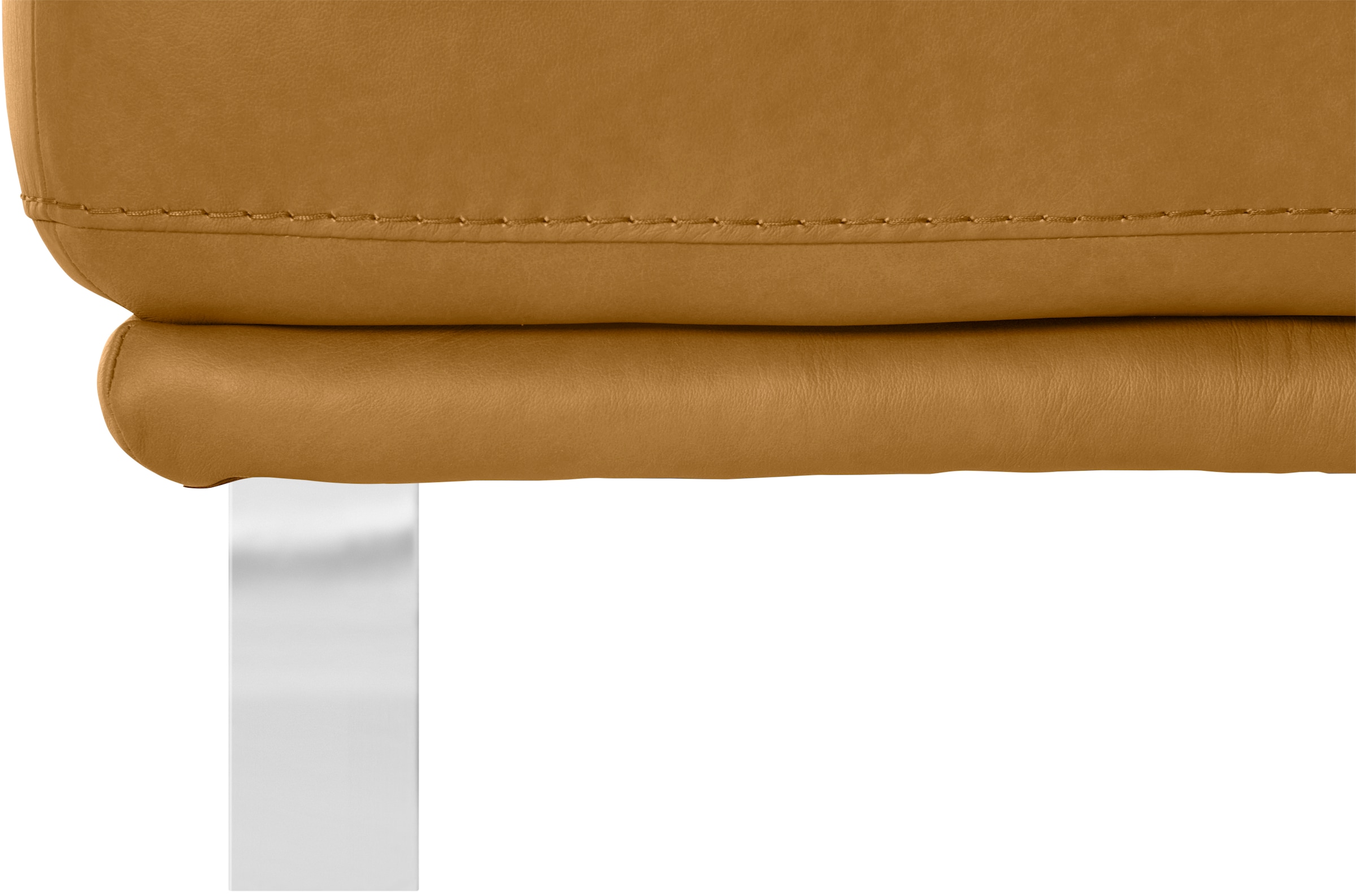 W.SCHILLIG Hocker »montanaa«, mit Metallkufen in Chrom glänzend, Breite 71 cm