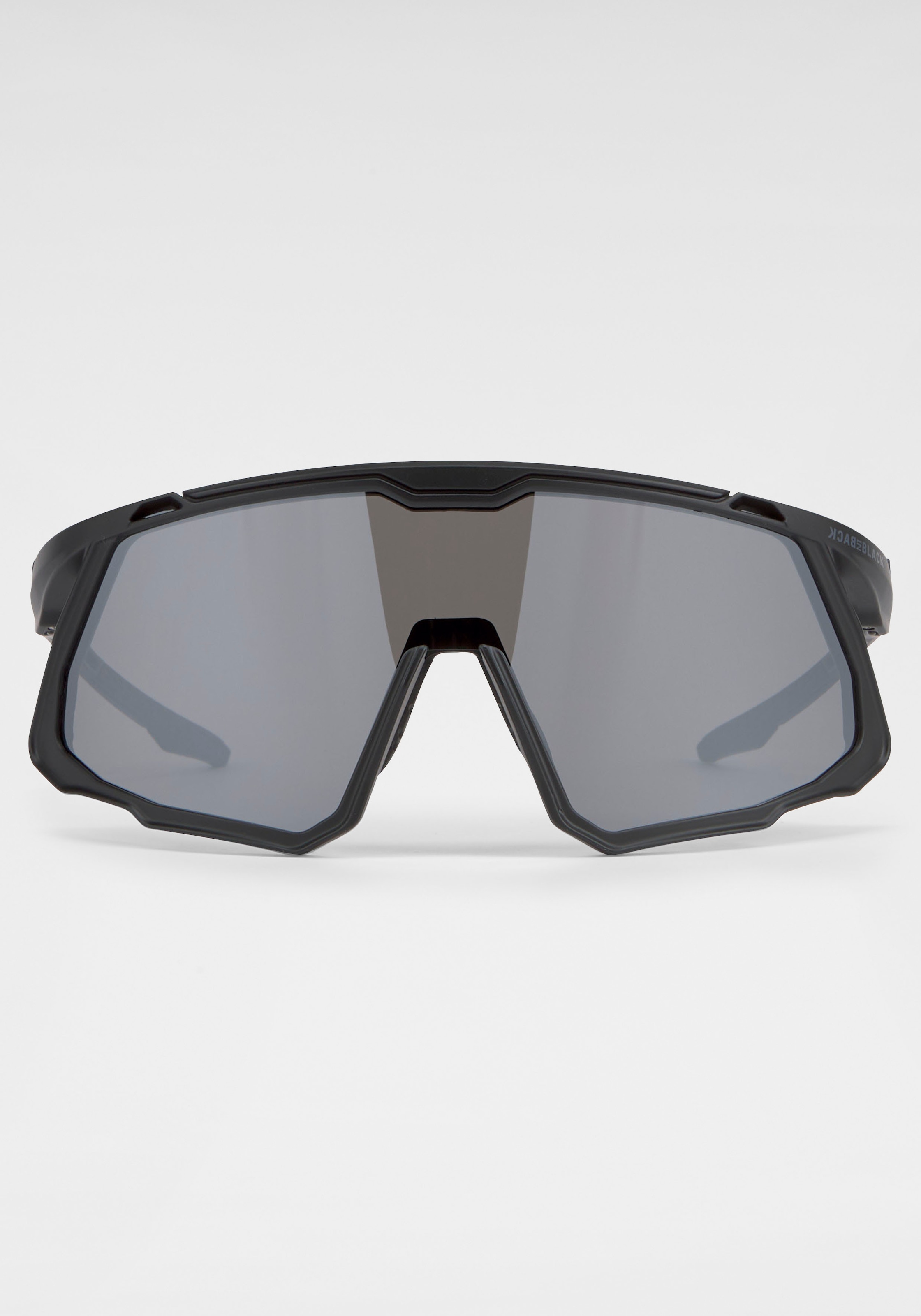 BACK IN BLACK Eyewear Sonnenbrille, gebogene Form