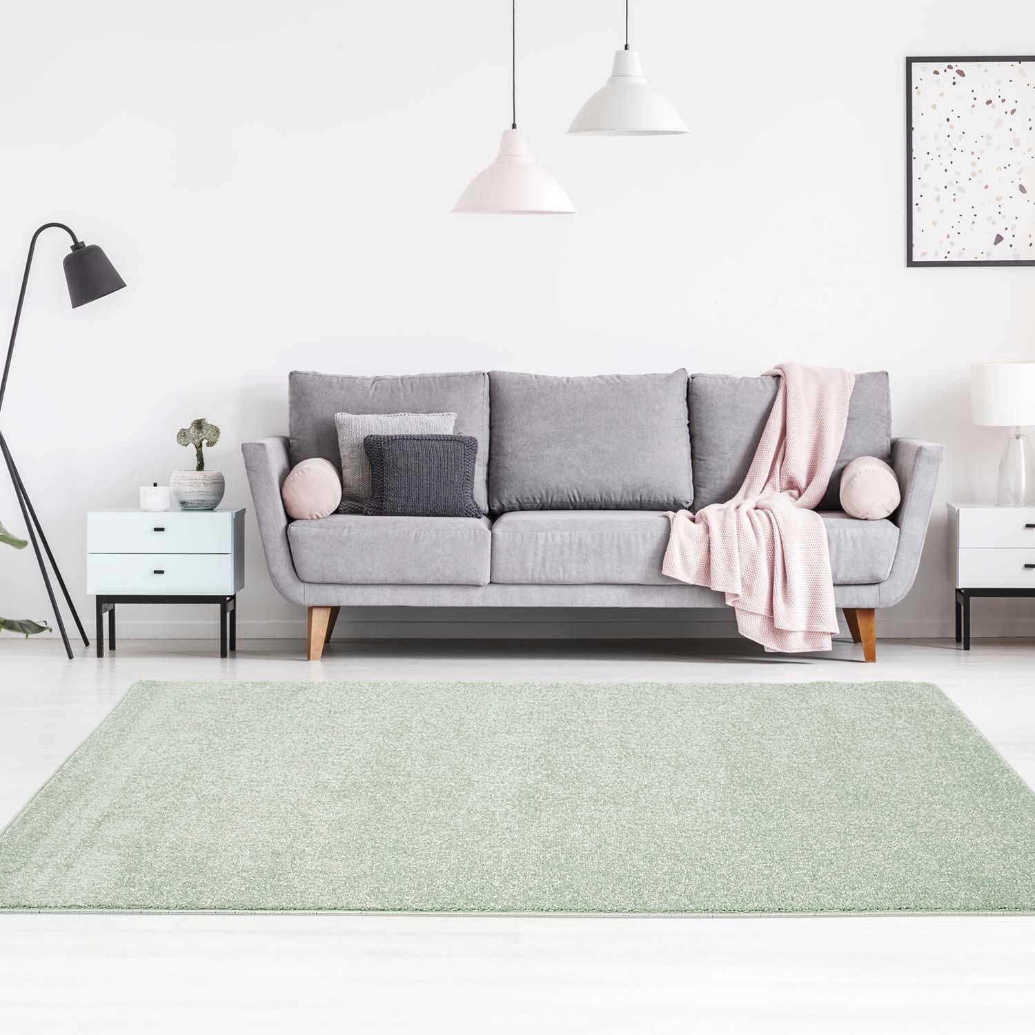 Carpet City Teppich »Moda Soft 2081«, rechteckig, 11 mm Höhe, Kurzflor, Uni günstig online kaufen