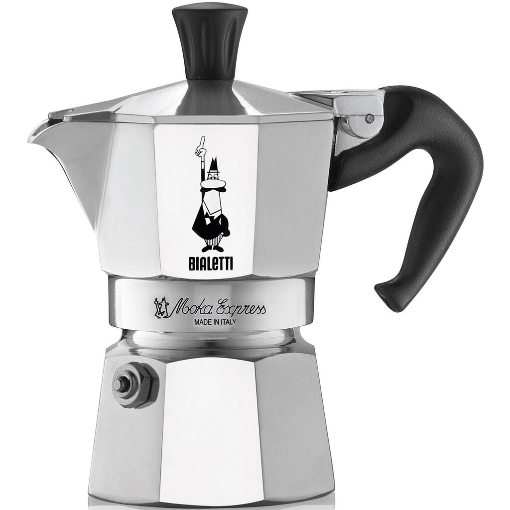 BIALETTI Espressokocher »Moka Express«, 0,06 l Kaffeekanne, Aluminium