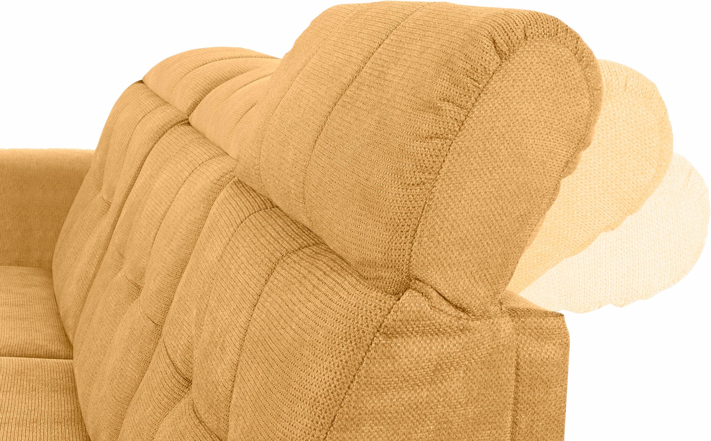 Places of Style Ecksofa »Manhattan L-Form«, 2 Sitze mit elektrischer Relaxfunktion, verstellbare Armlehnen