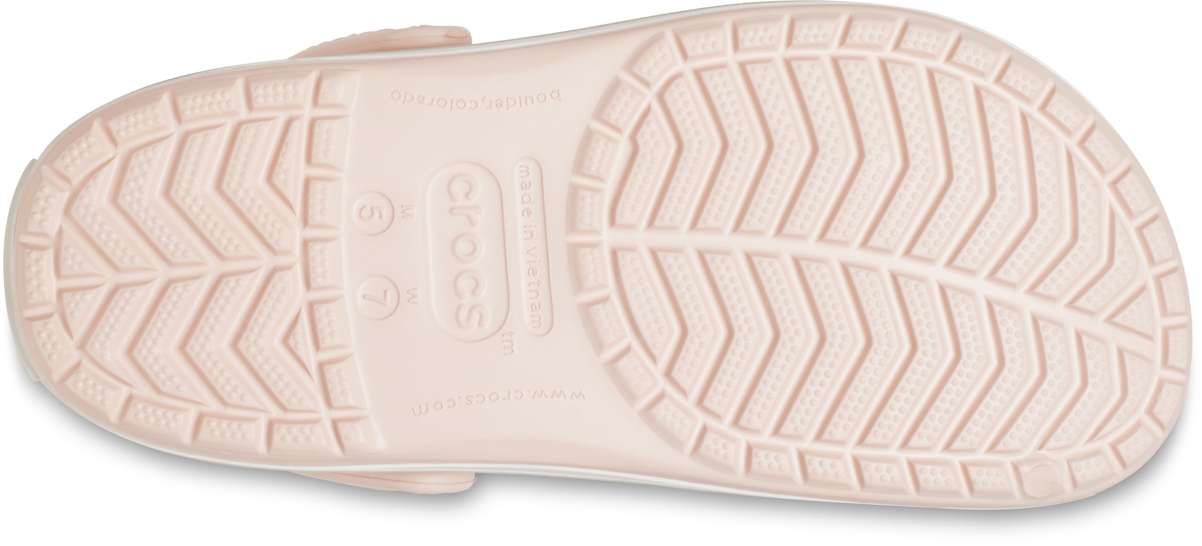 Crocs Clog »Crocband Clog«, Sommerschuh, Schlappen, Hausschuh mit zweifarbiger Laufsohle