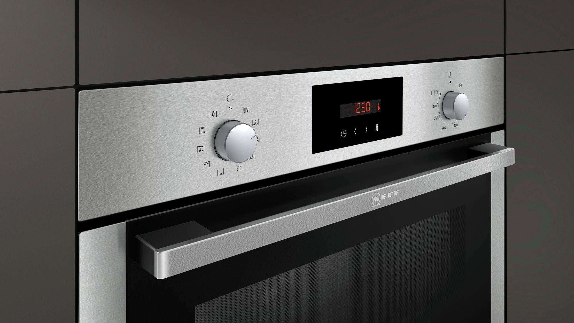 9. Bild von NEFF Backofen-Set »XB46P«, B2CCG6AN0, mit Teleskopauszug nachrüstbar, Pyrolyse-Selbstreinigung, CircoTherm® Heißluftsystem