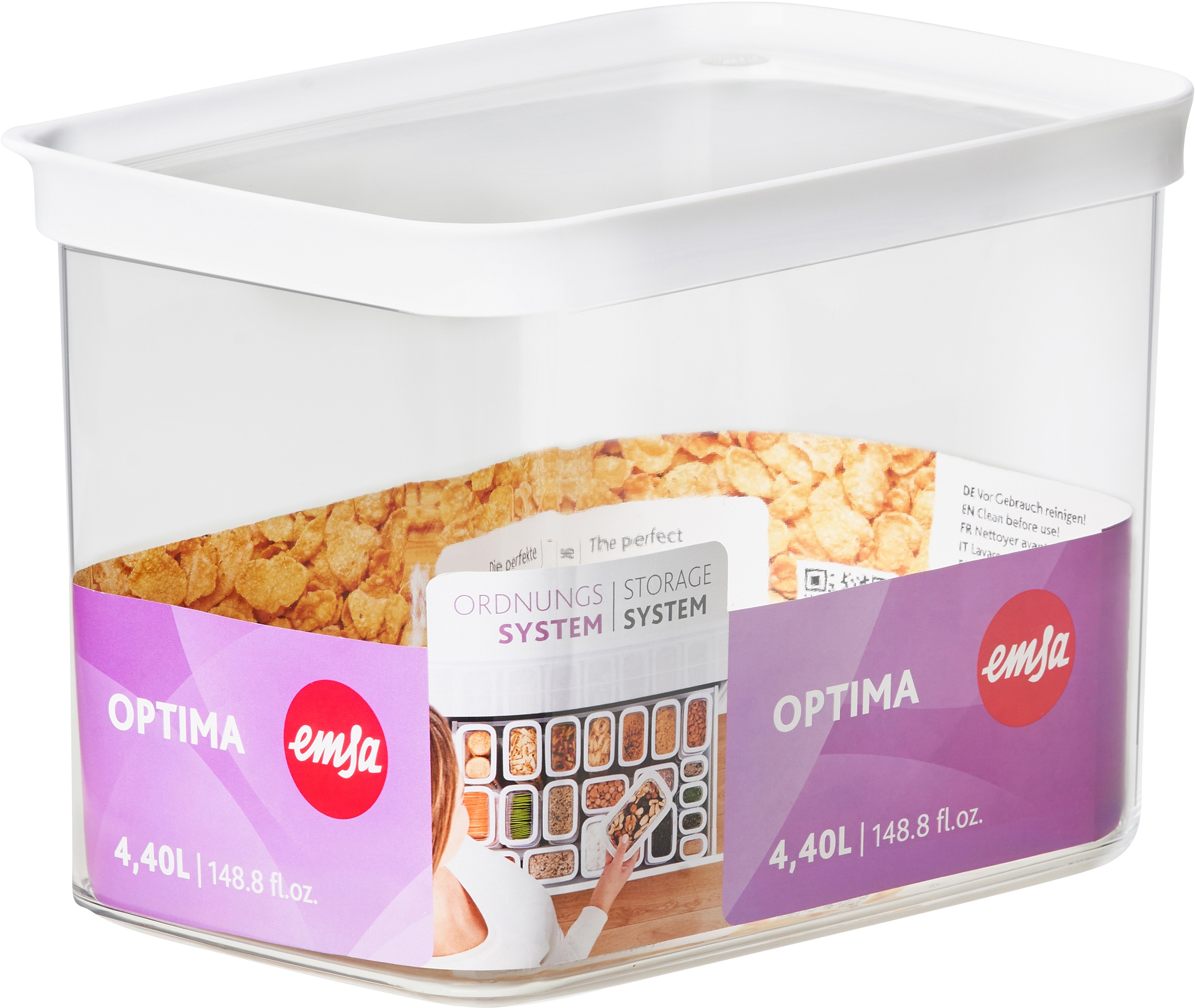 Emsa Vorratsdose »Optima«, (1 tlg.), rechteckig, sicher, hygienisch, unbede günstig online kaufen