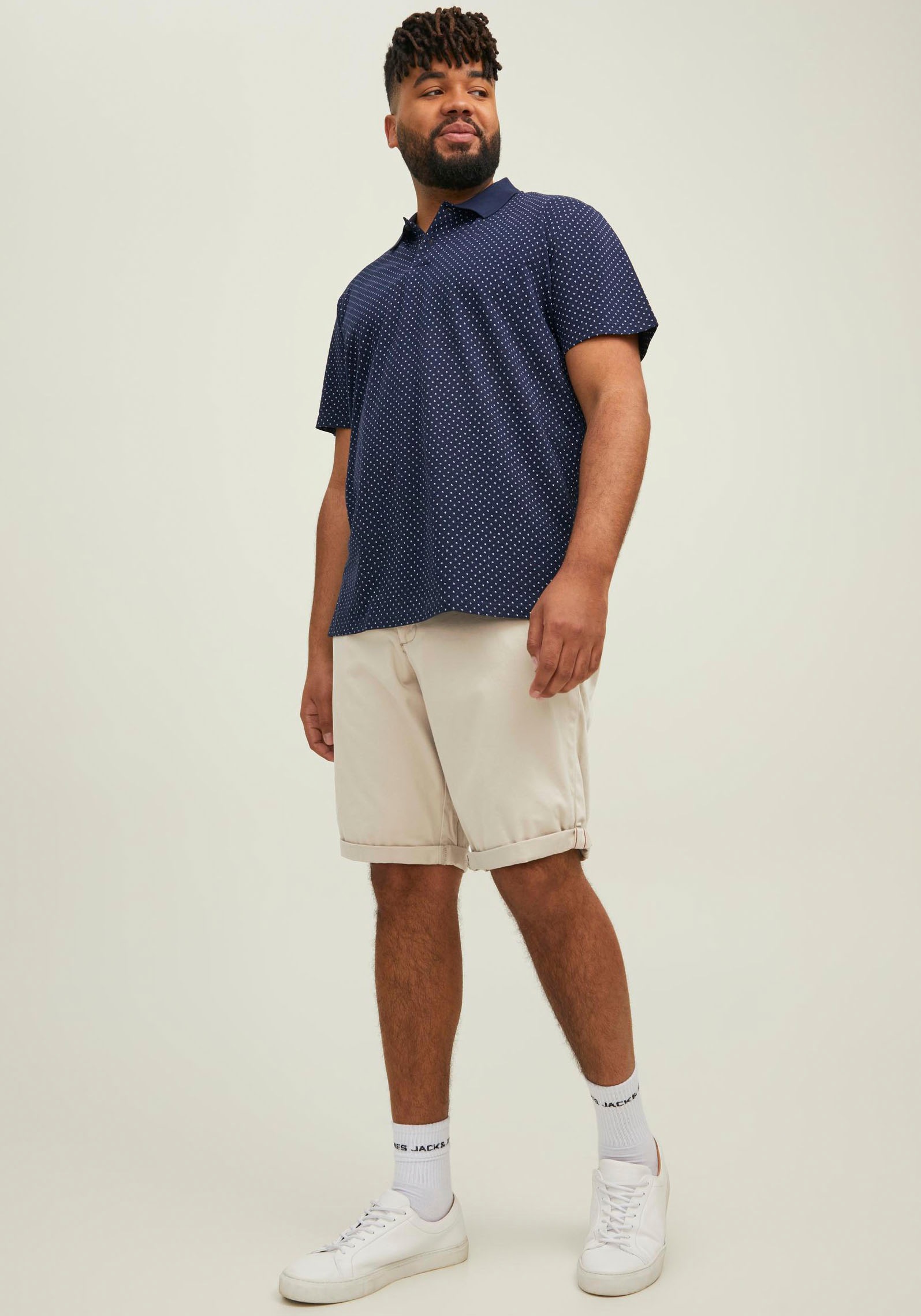 6. Bild von Jack & Jones PlusSize Chinoshorts »BOWIE SHORTS«, Bis Weite 48