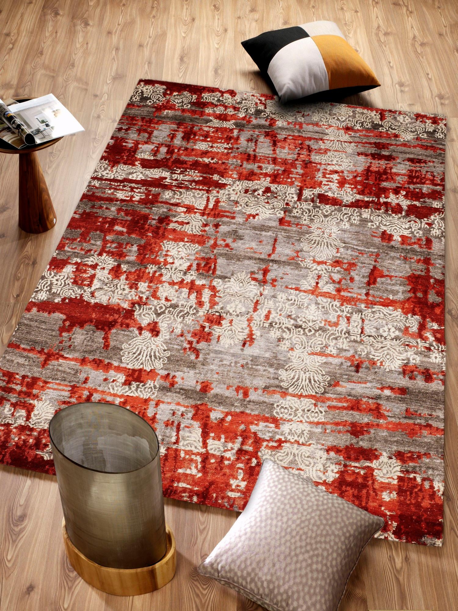 OCI DIE TEPPICHMARKE Teppich »Signature Fusion«, rechteckig, 4 mm Höhe, handgeknüpft, Wohnzimmer
