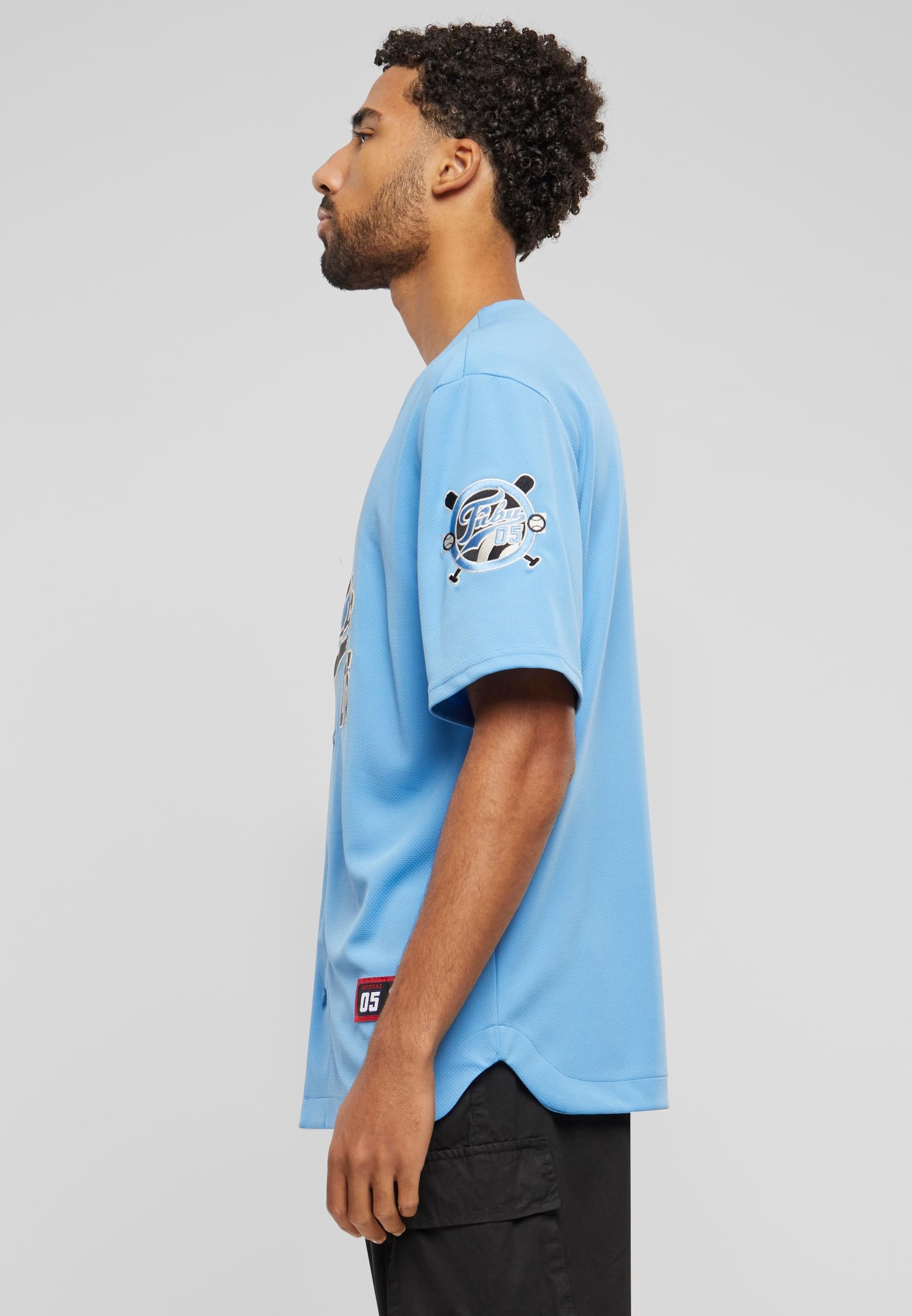 Fubu T-Shirt »Fubu Herren FM241-007-3 Fubu Varsity Baseball Jersey« 1 Stk.