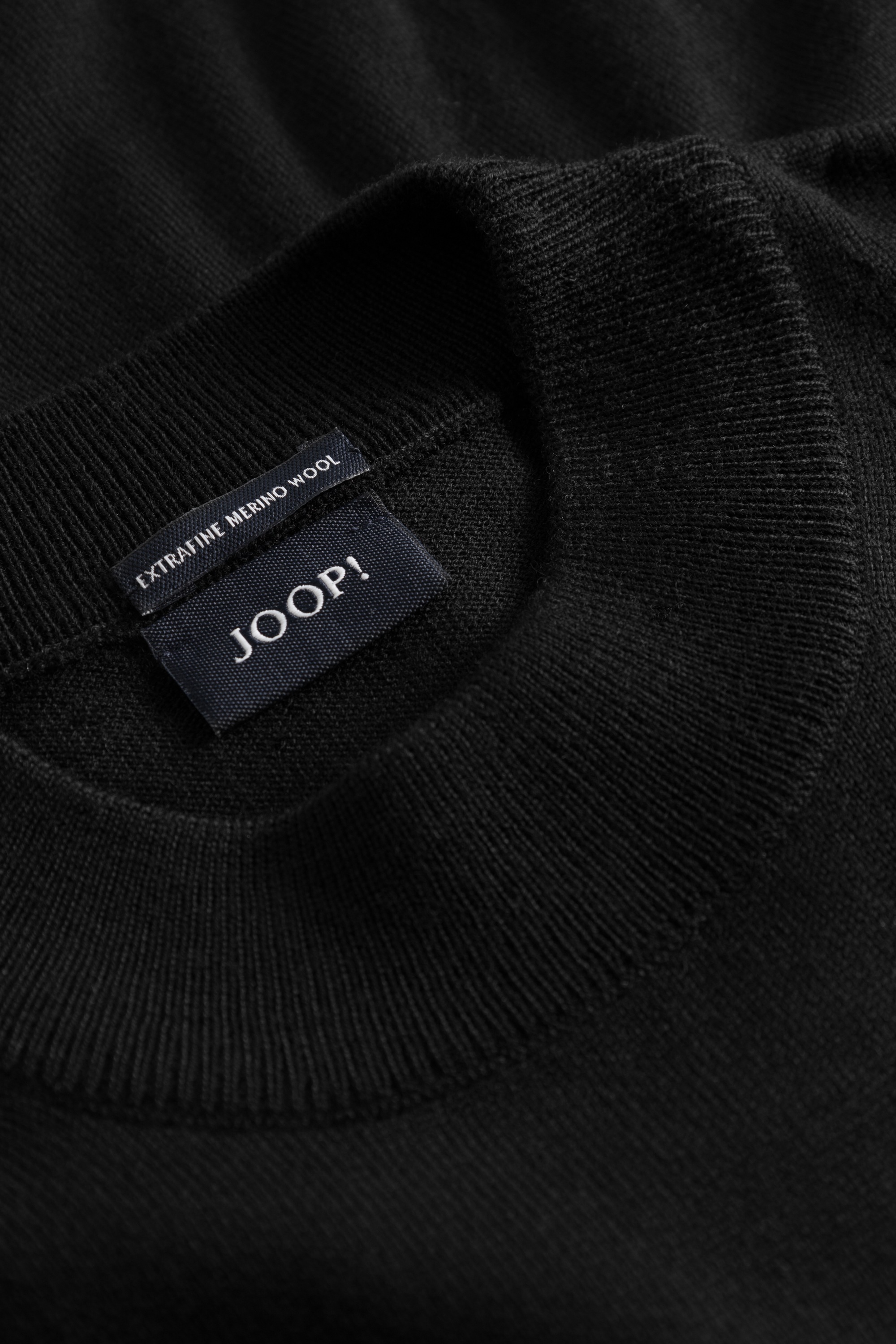 JOOP! Strickpullover »Davide Schurwolle Premium Strick« aus edler Wolle